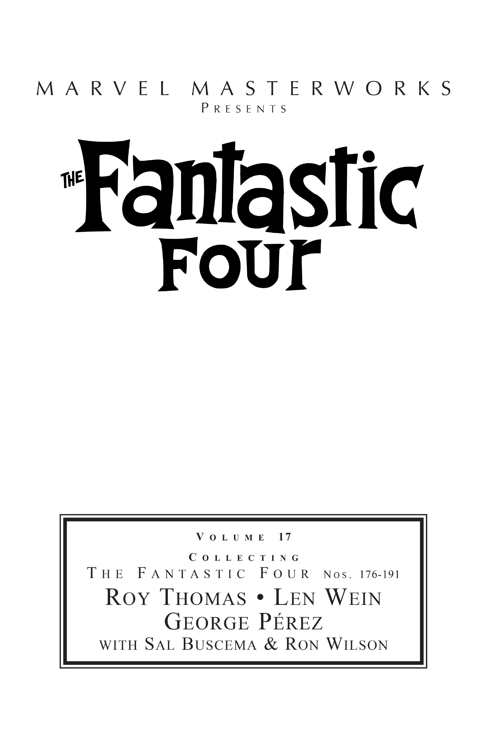 Read online Marvel Masterworks: The Fantastic Four comic -  Issue # TPB 17 (Part 1) - 2