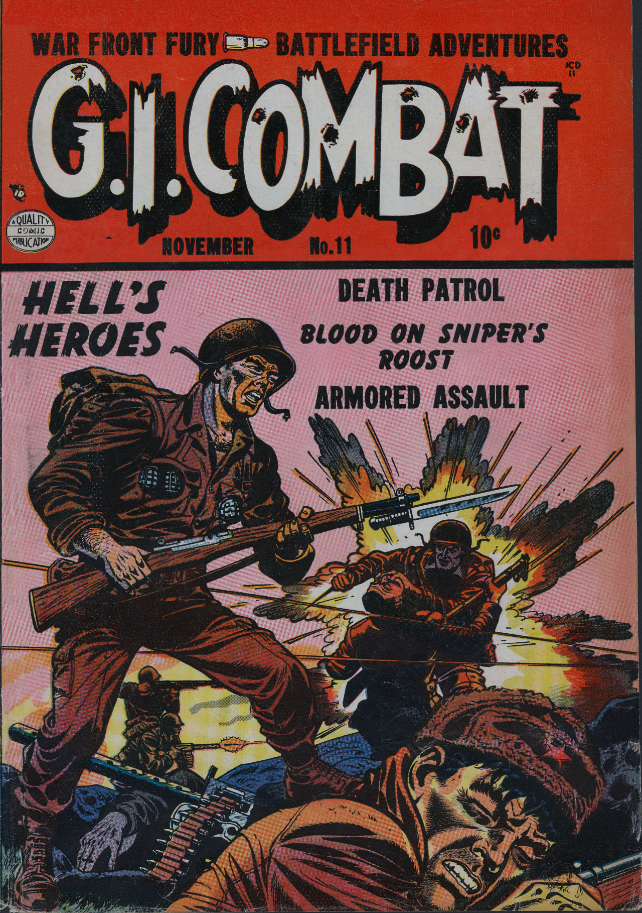 Read online G.I. Combat (1952) comic -  Issue #11 - 1