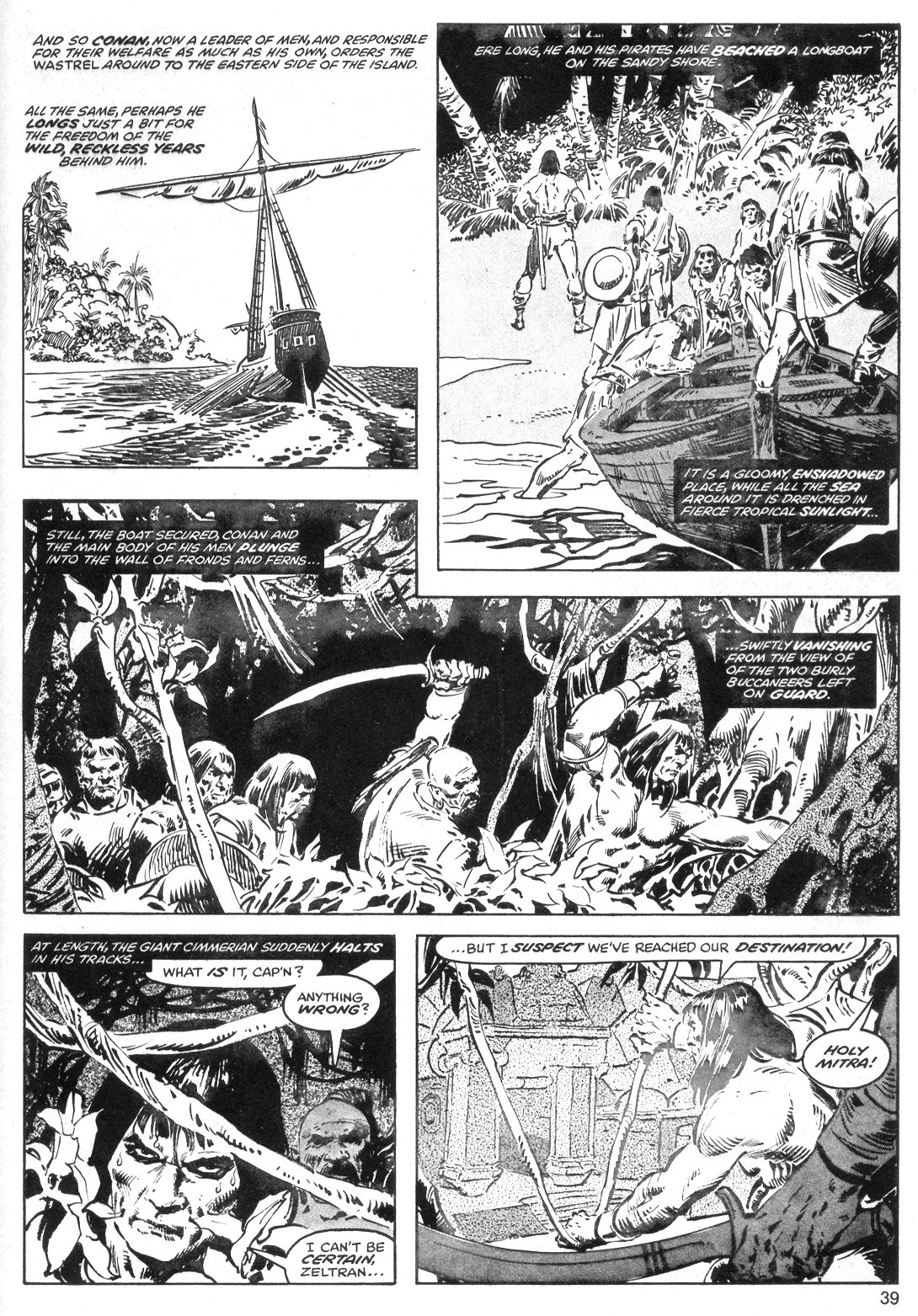 Read online The Savage Sword Of Conan comic -  Issue #40 - 39