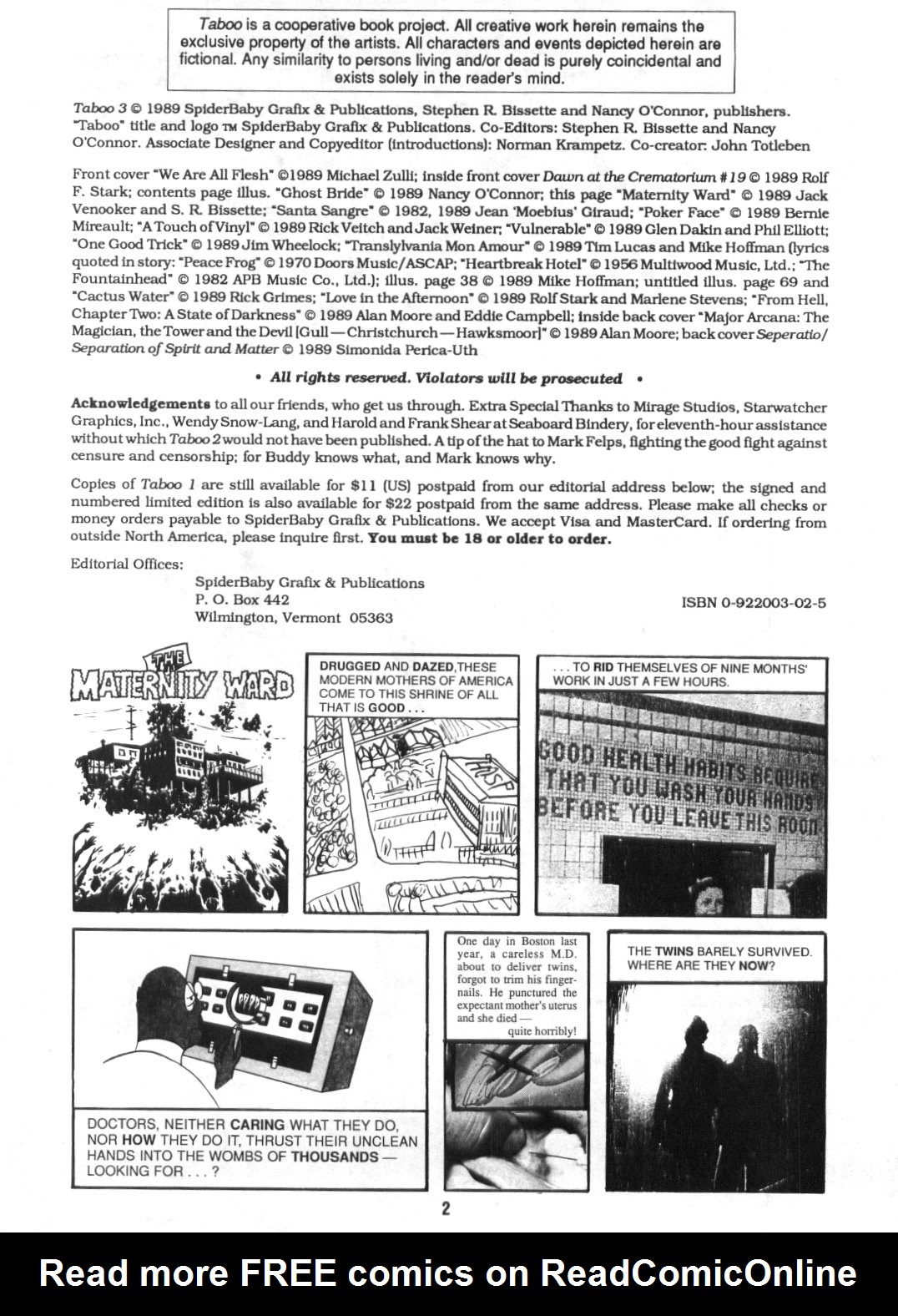 Read online Taboo comic -  Issue #3 - 4