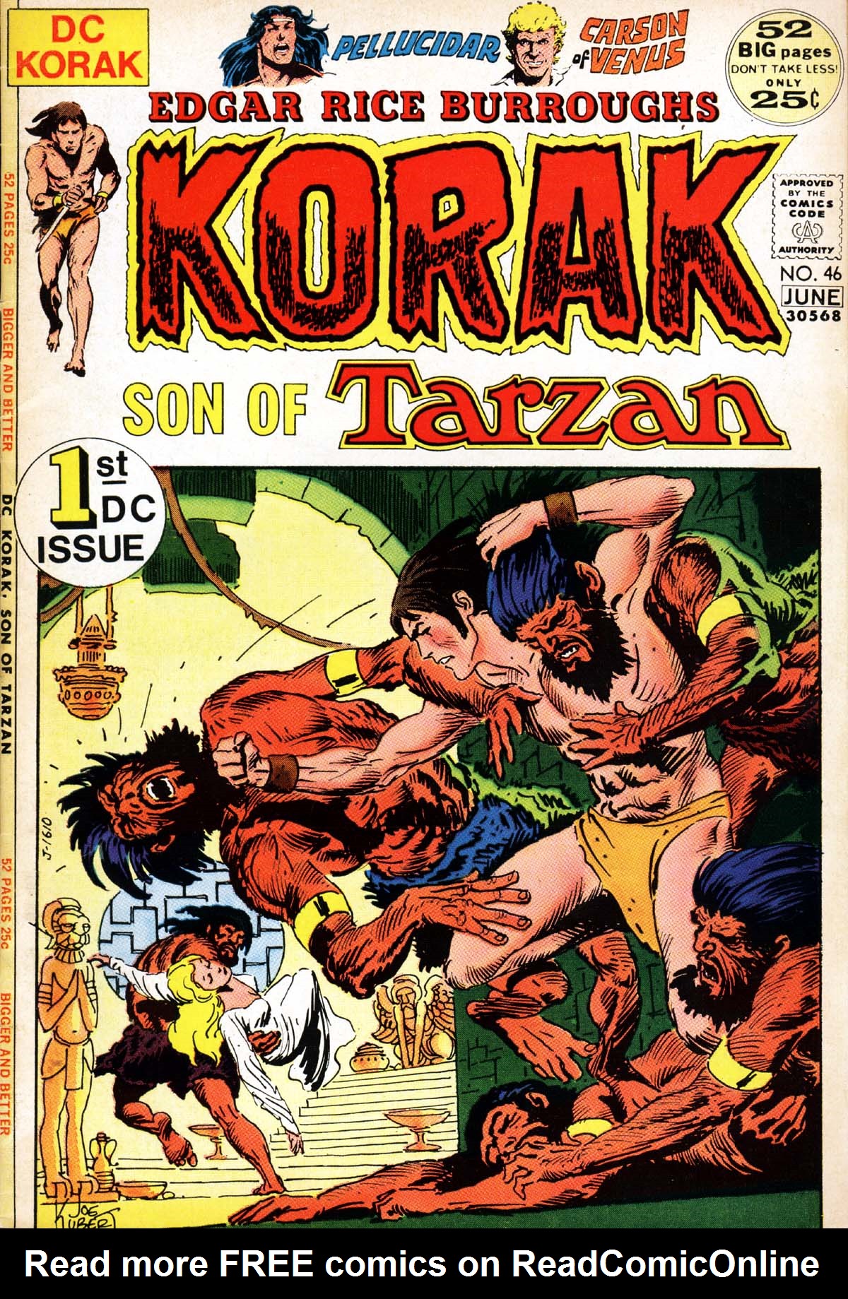 Read online Korak, Son of Tarzan (1972) comic -  Issue #46 - 1