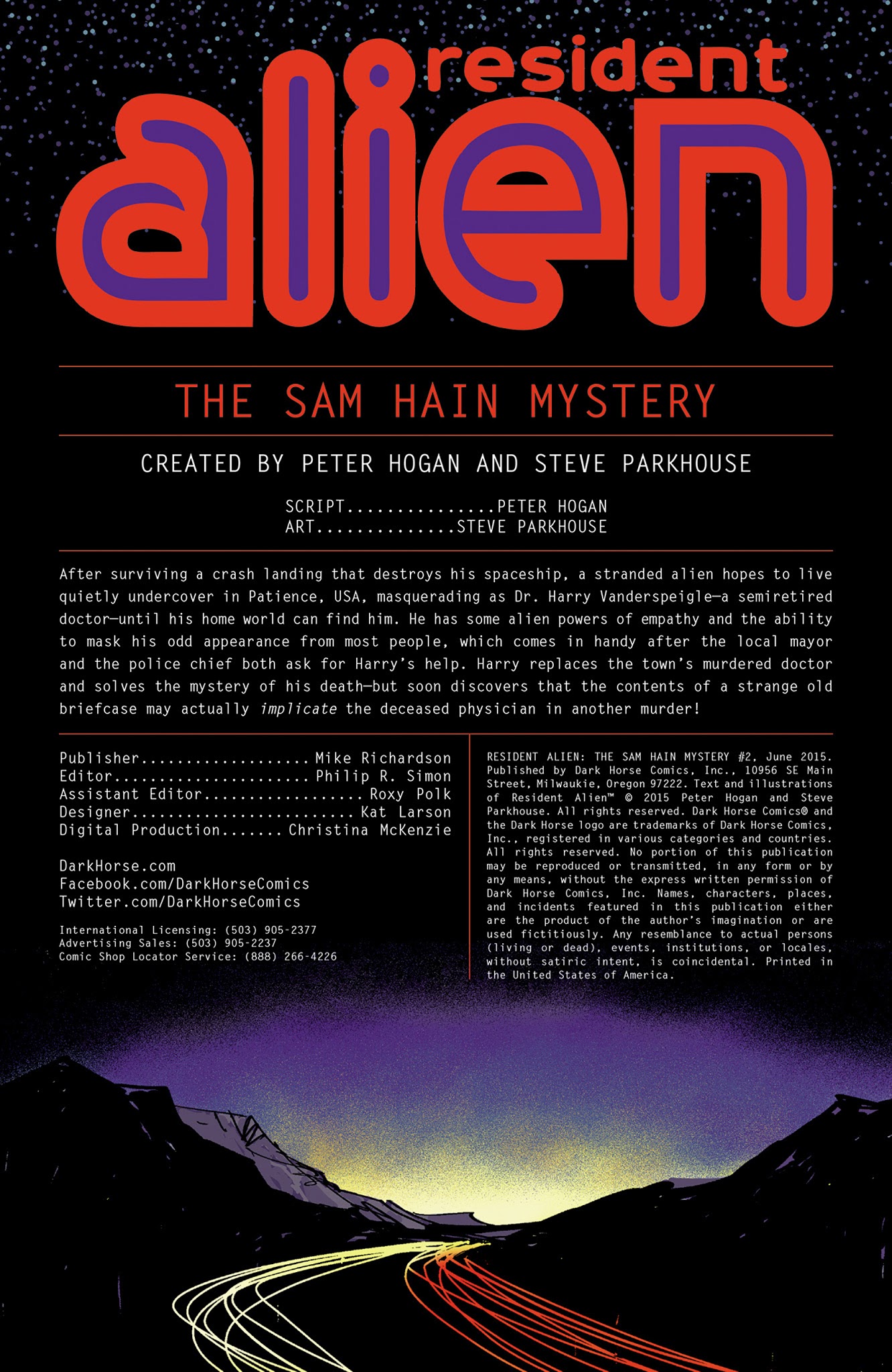 Read online Resident Alien: The Sam Hain Mystery comic -  Issue #2 - 2