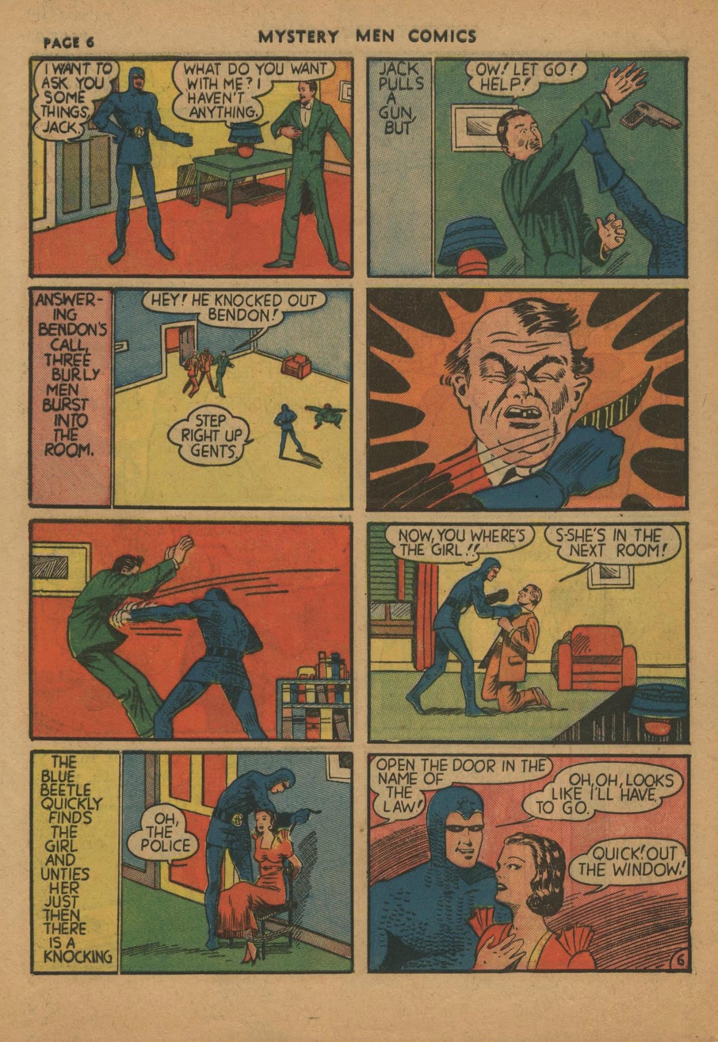 Read online Mystery Men Comics comic -  Issue #9 - 8