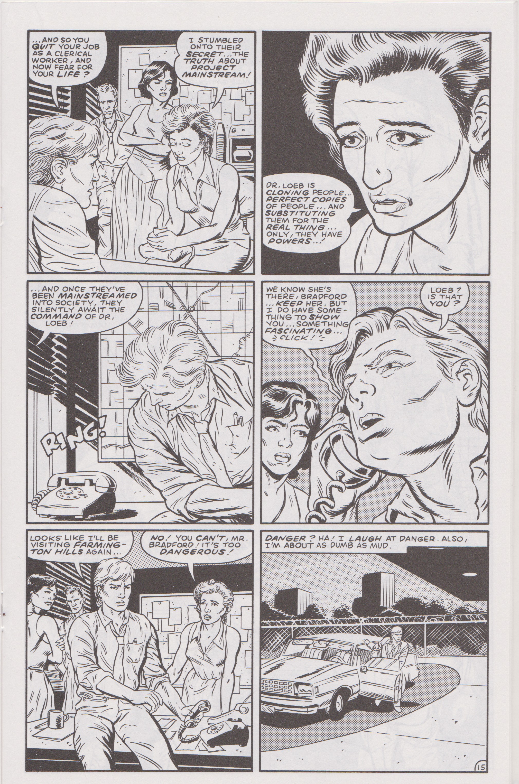 Read online Don Simpson's Bizarre Heroes comic -  Issue #0 - 17