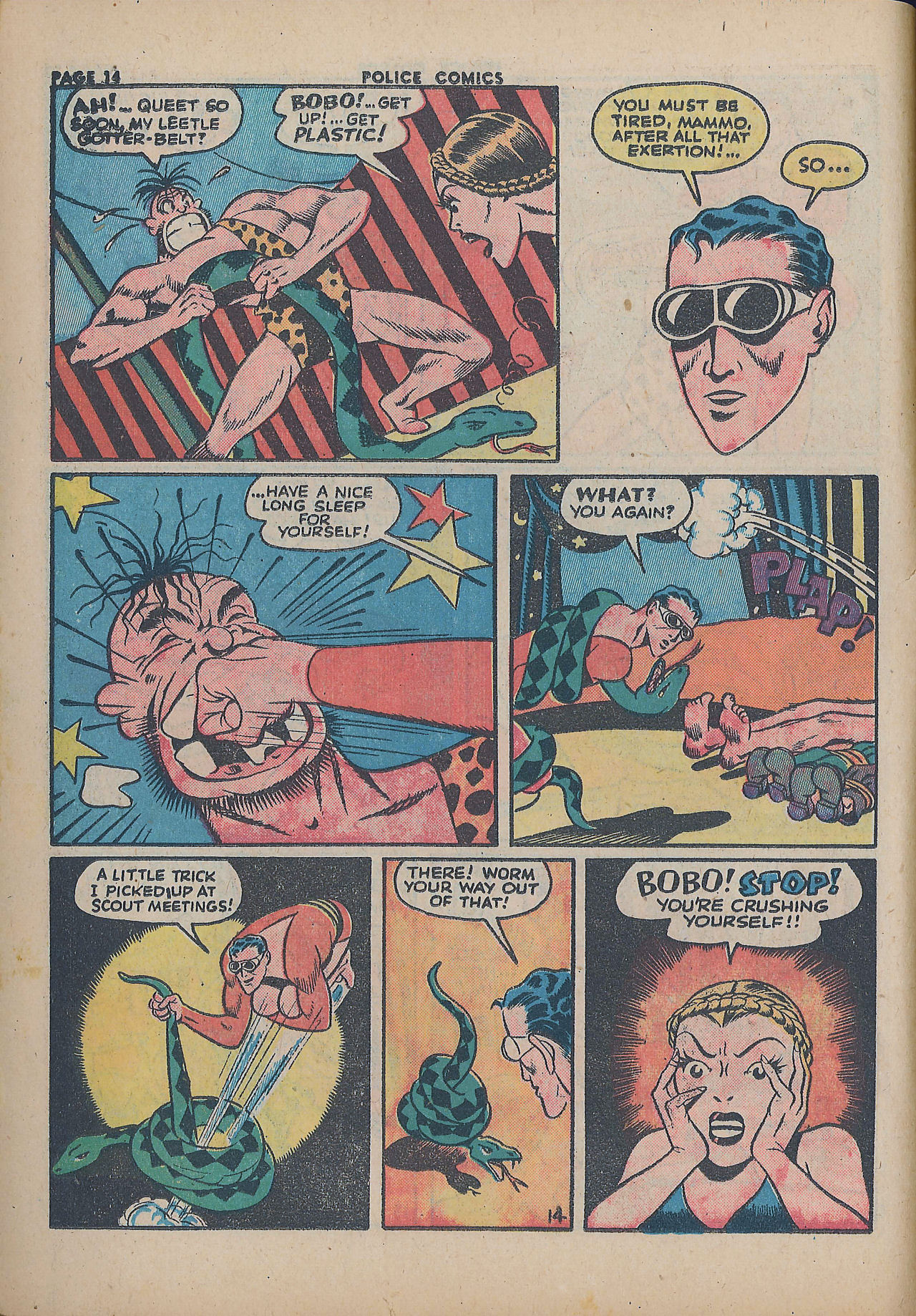 Read online Police Comics comic -  Issue #21 - 16