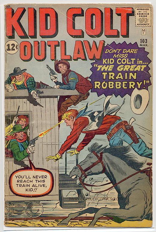 Read online Kid Colt Outlaw comic -  Issue #103 - 3