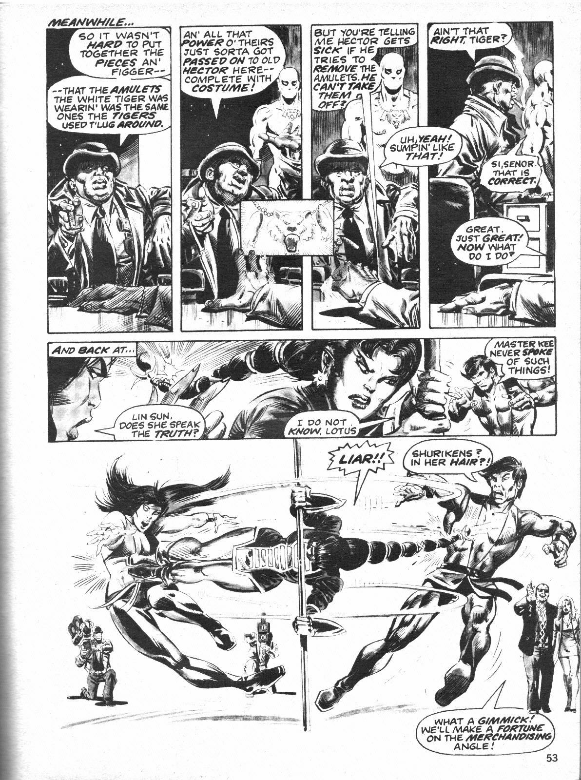 Read online The Deadly Hands of Kung Fu comic -  Issue #32 - 52