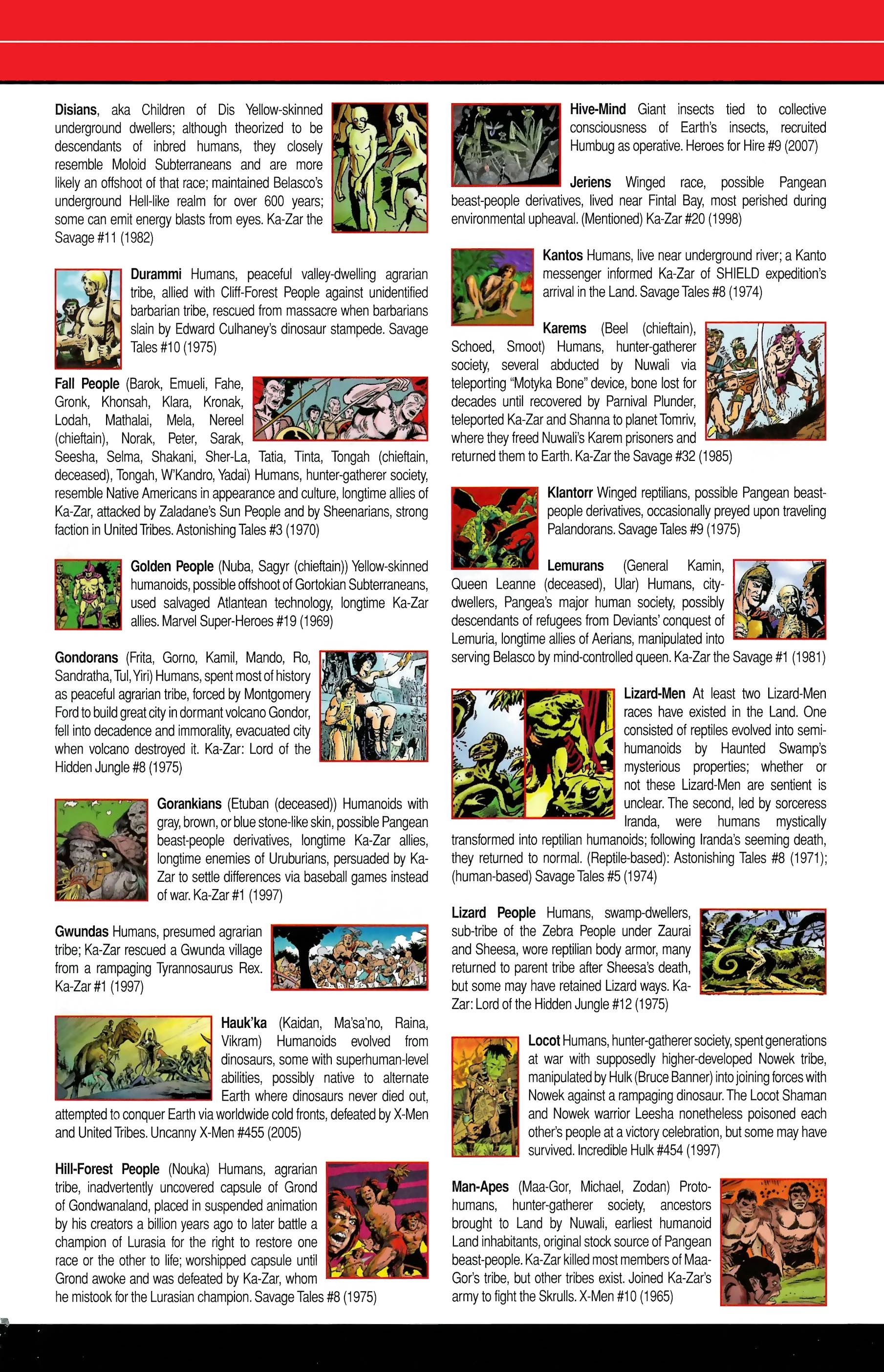 Read online Official Handbook of the Marvel Universe A to Z comic -  Issue # TPB 10 (Part 1) - 33