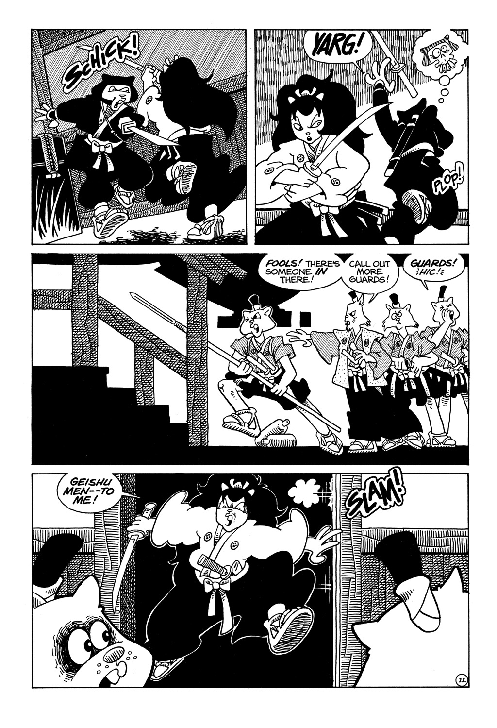 Read online Usagi Yojimbo (1987) comic -  Issue #13 - 12