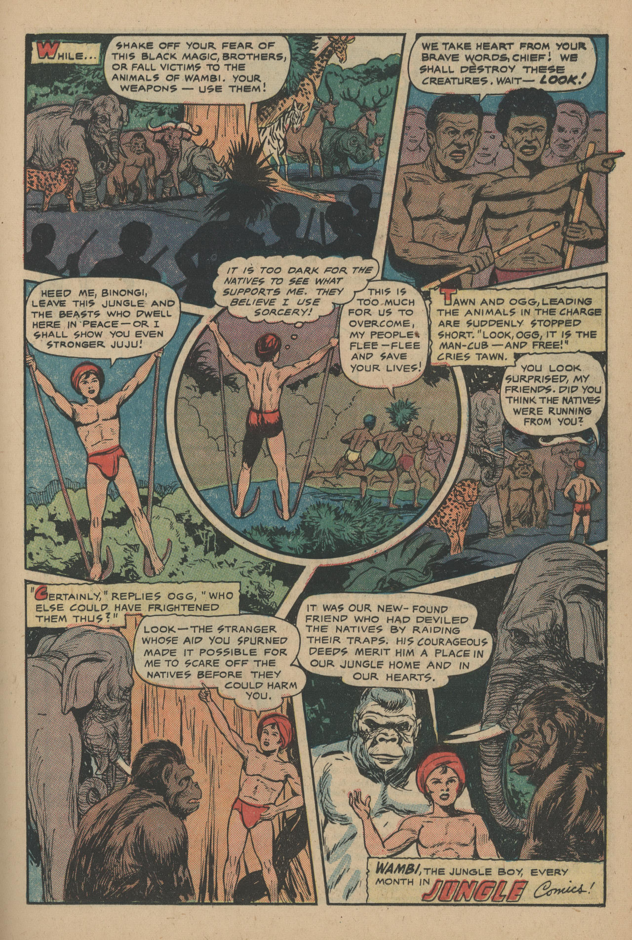 Read online Jungle Comics comic -  Issue #132 - 29