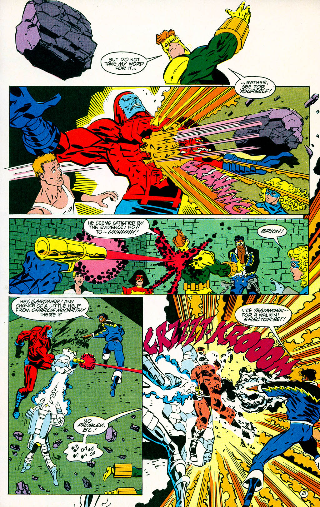 Read online The Outsiders (1985) comic -  Issue #28 - 22