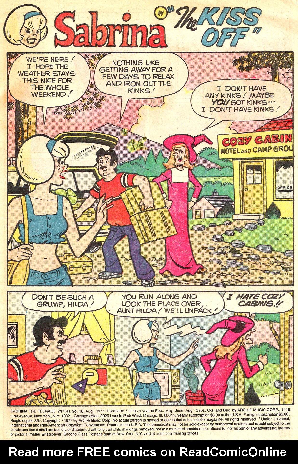 Read online Sabrina The Teenage Witch (1971) comic -  Issue #40 - 3