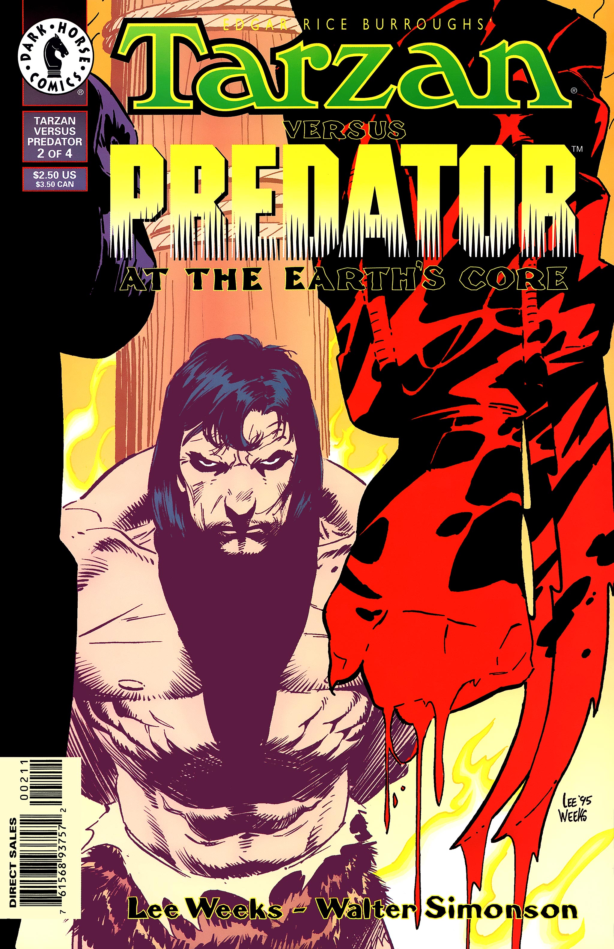 Read online Tarzan vs. Predator at the Earth's Core comic -  Issue #2 - 1