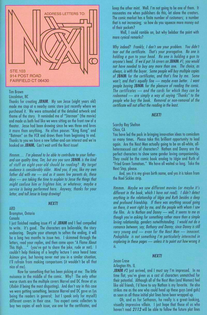 Read online John Byrne's Next Men (1992) comic -  Issue #6 - 27