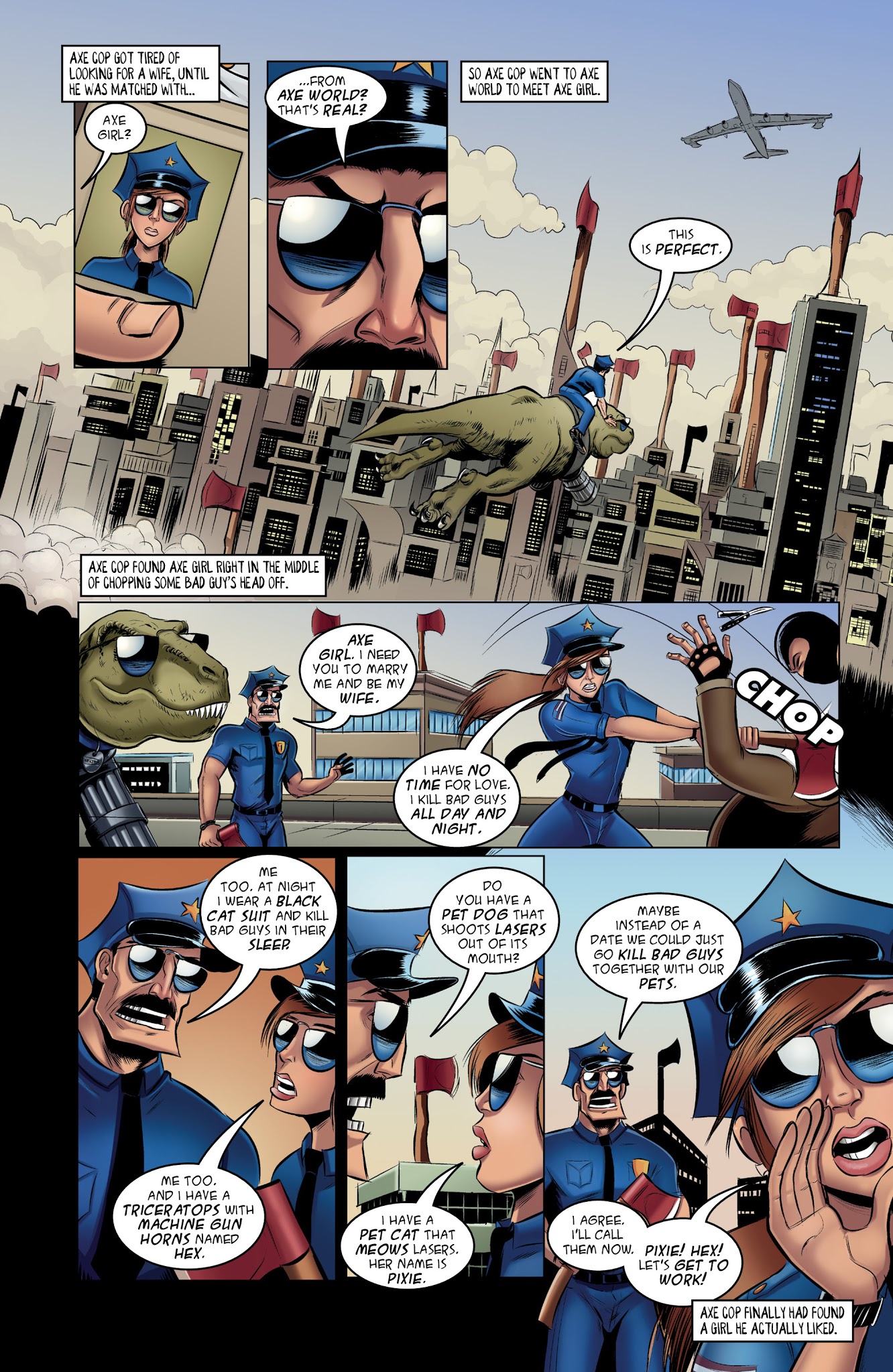 Read online Axe Cop comic -  Issue # TPB 5 - 84