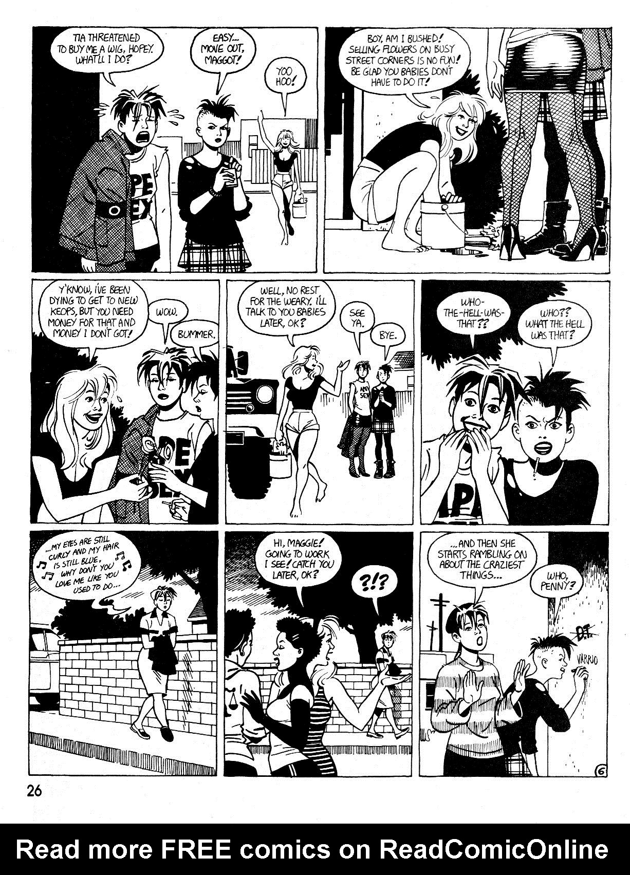 Read online Love and Rockets (1982) comic -  Issue #25 - 30