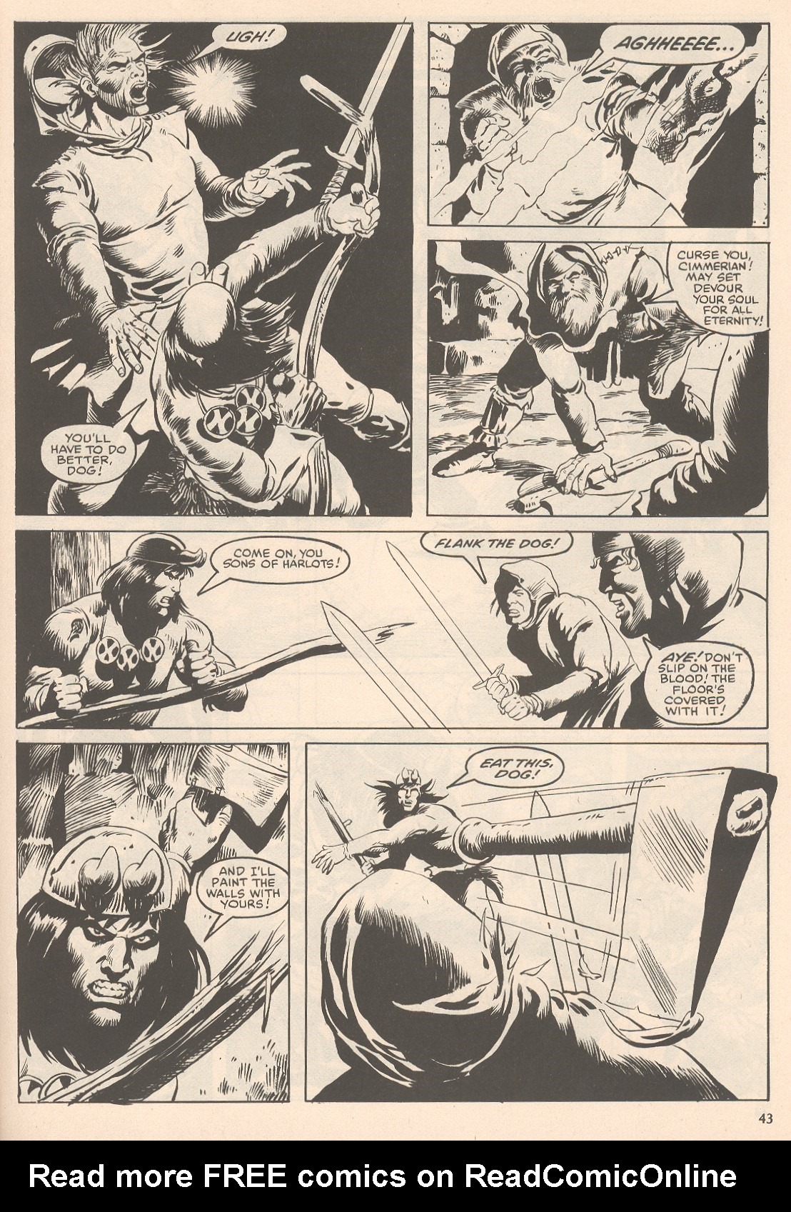 Read online The Savage Sword Of Conan comic -  Issue #105 - 43