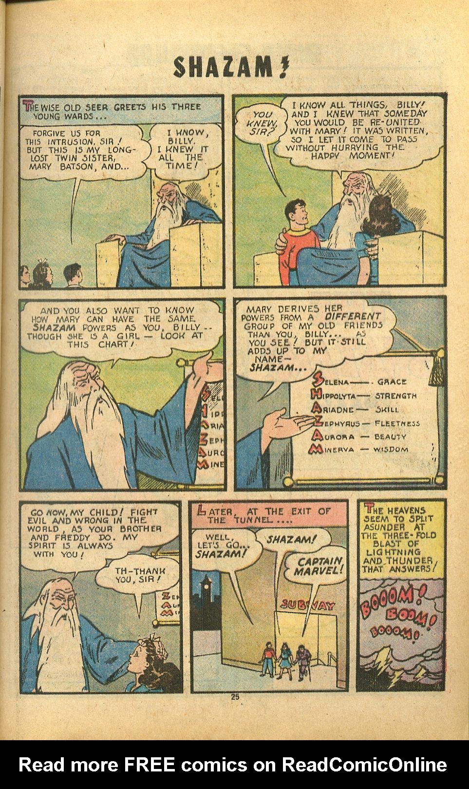 Read online Shazam! (1973) comic -  Issue #8 - 25
