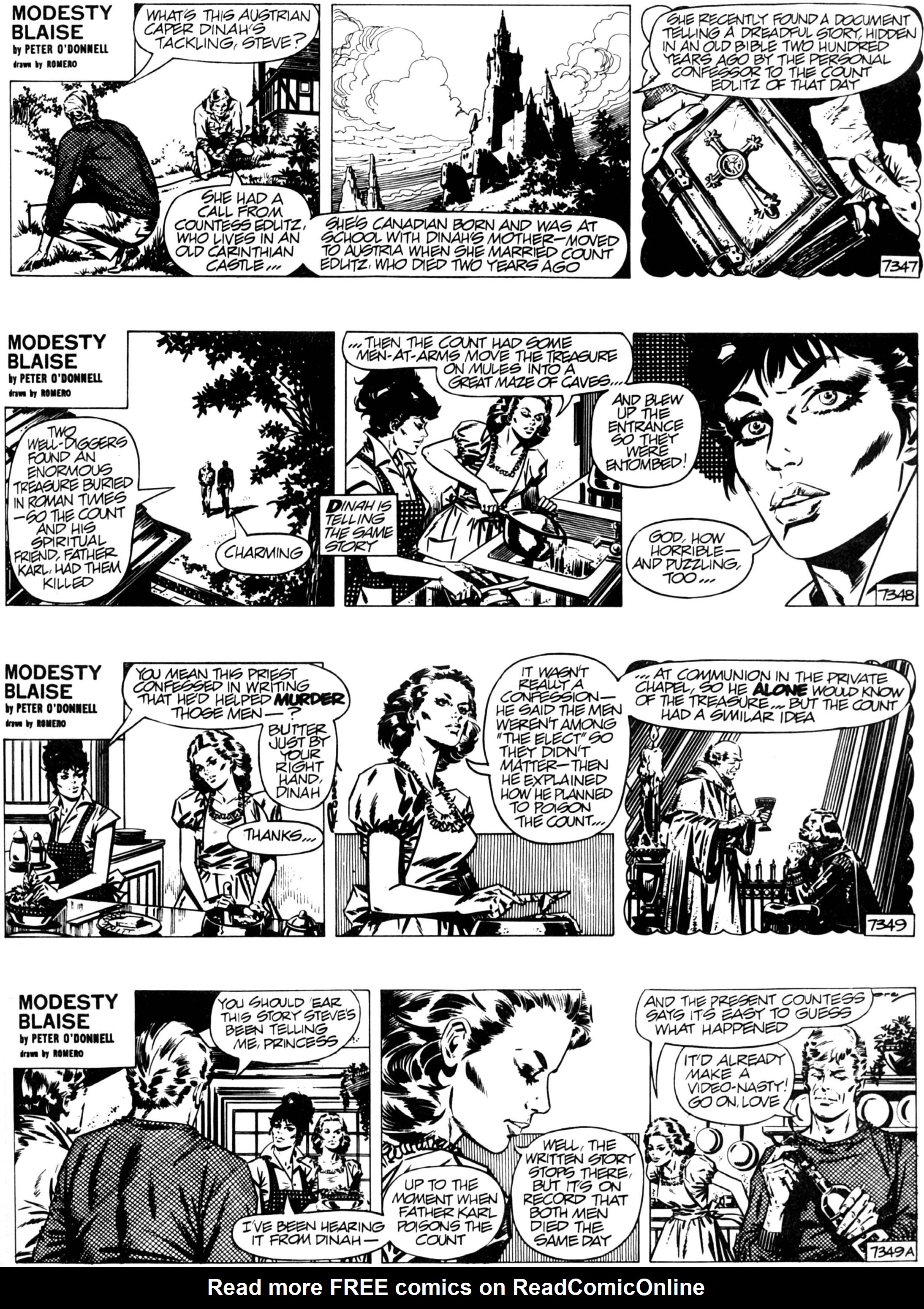 Read online Modesty Blaise: Lady in the Dark comic -  Issue # Full - 4