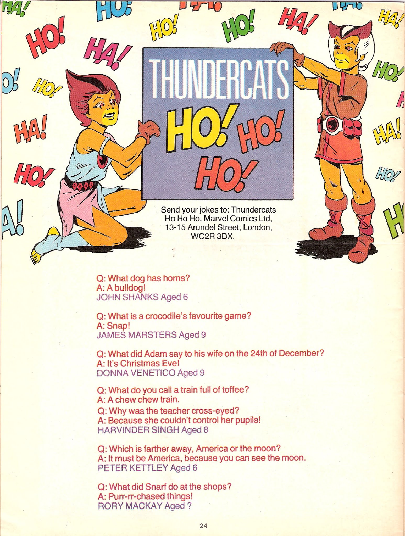 Read online ThunderCats (1987) comic -  Issue #98 - 23