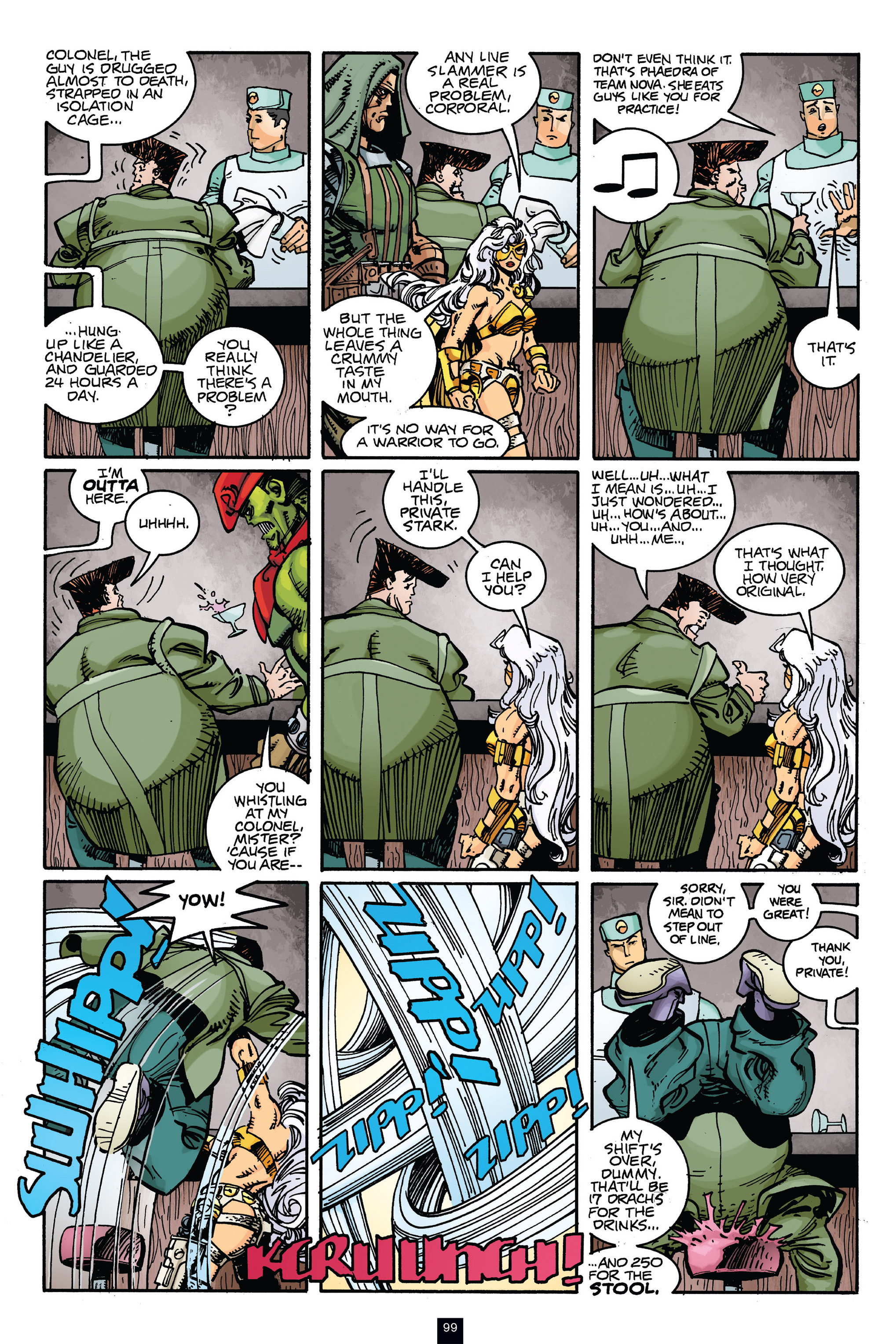 Read online Star Slammers, The Complete Collection comic -  Issue # TPB - 96