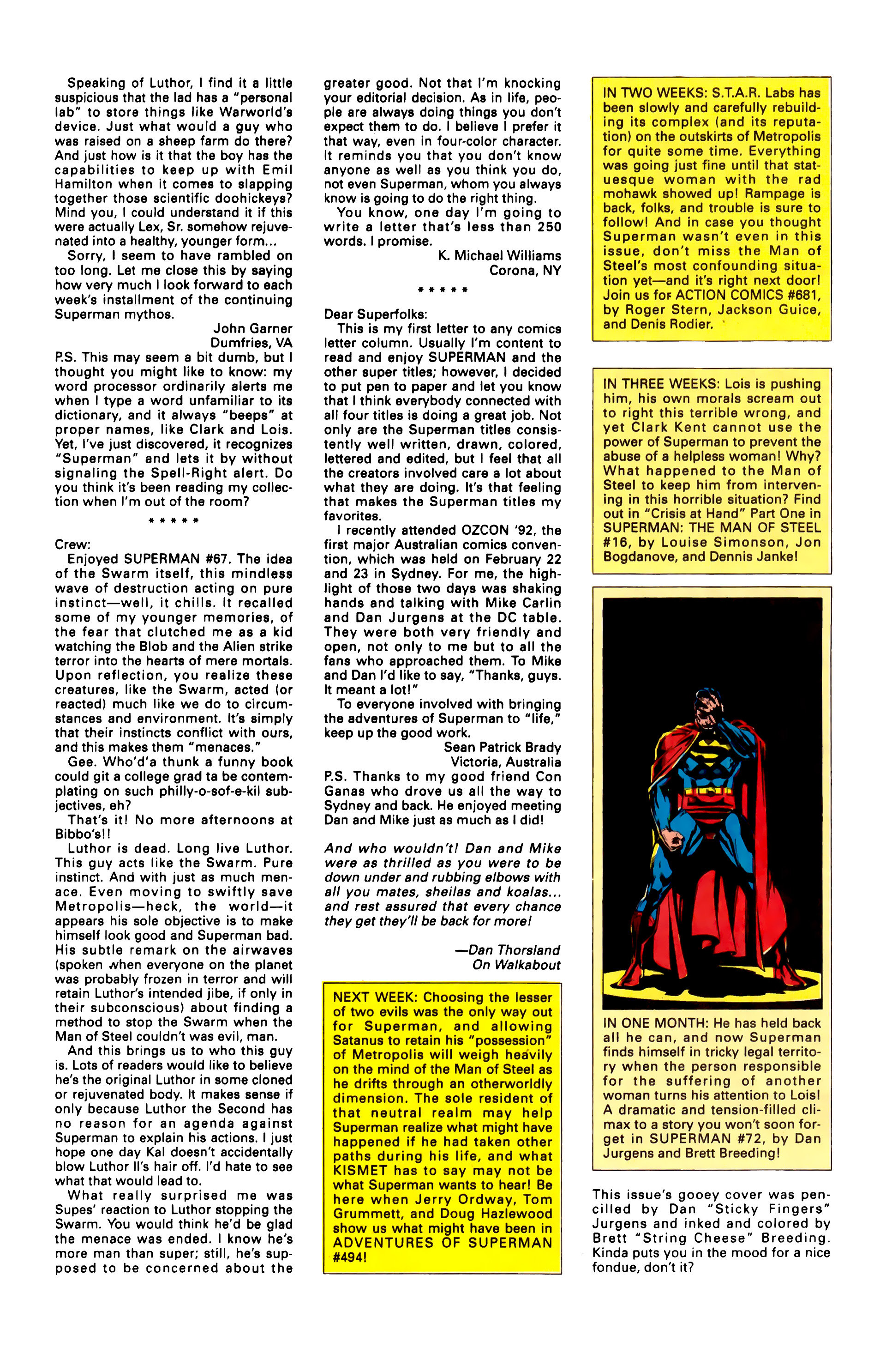 Read online Superman (1987) comic -  Issue #71 - 24