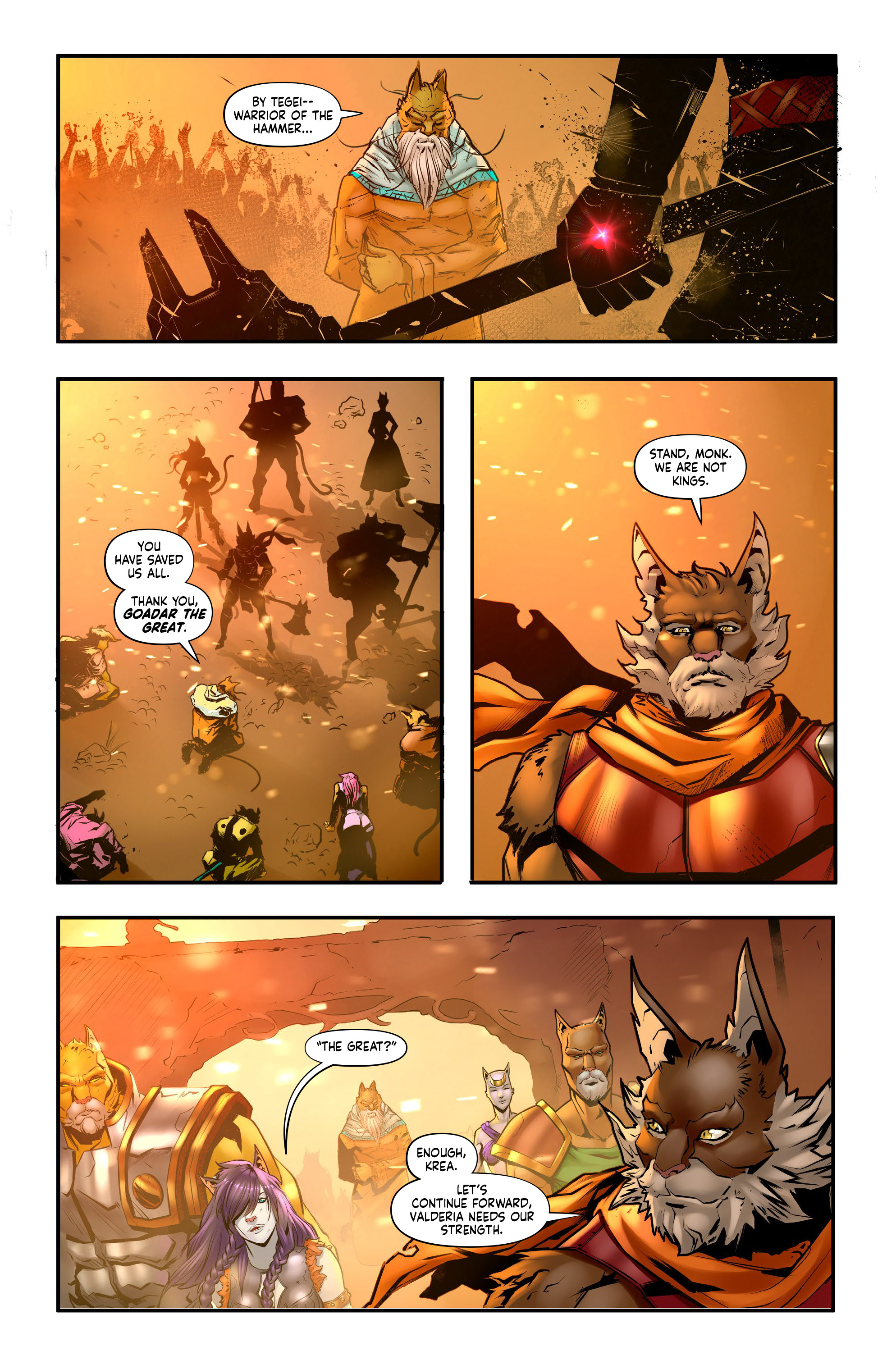 Read online Battlecats: Tales of Valderia comic -  Issue #2 - 8