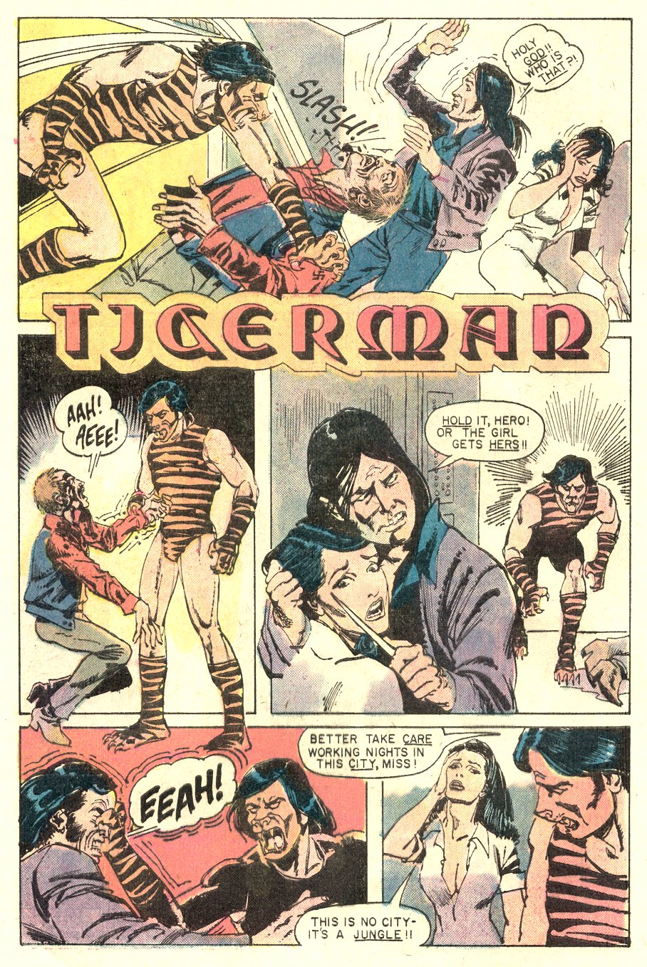 Read online Tiger-Man comic -  Issue #1 - 4
