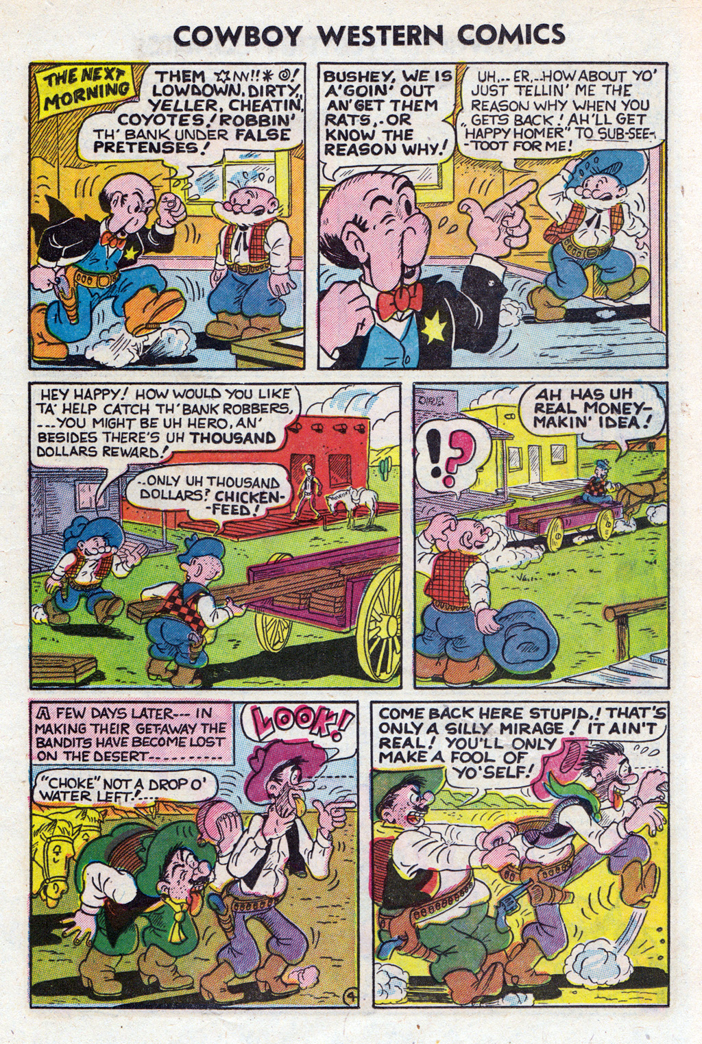Read online Cowboy Western Comics (1948) comic -  Issue #37 - 23