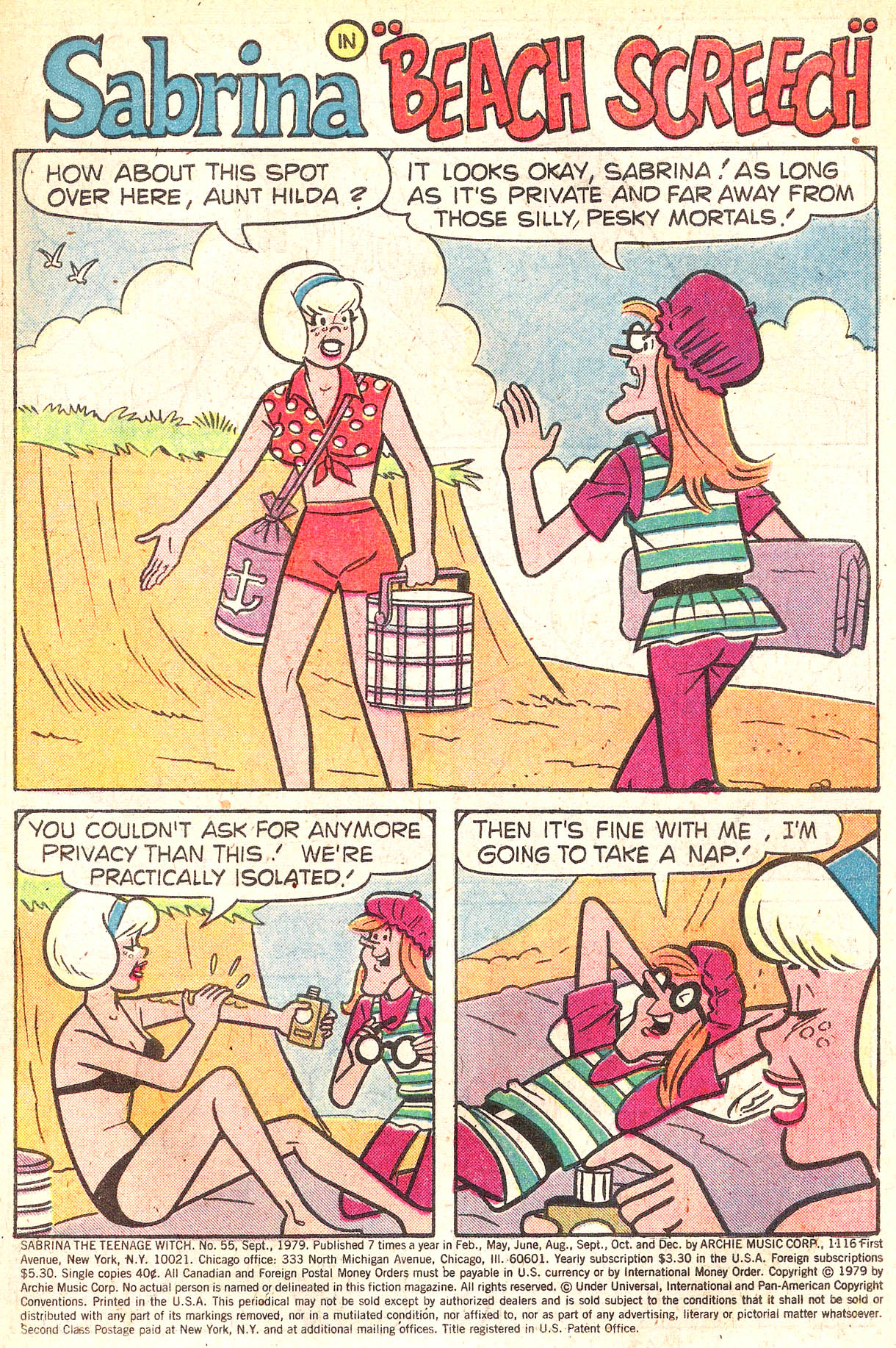 Read online Sabrina The Teenage Witch (1971) comic -  Issue #55 - 3