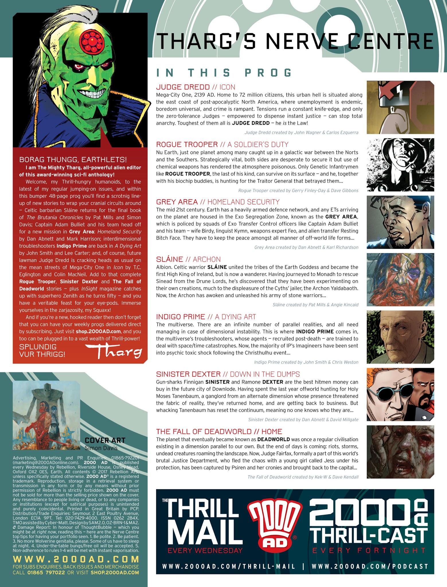 Read online 2000 AD comic -  Issue #2050 - 2