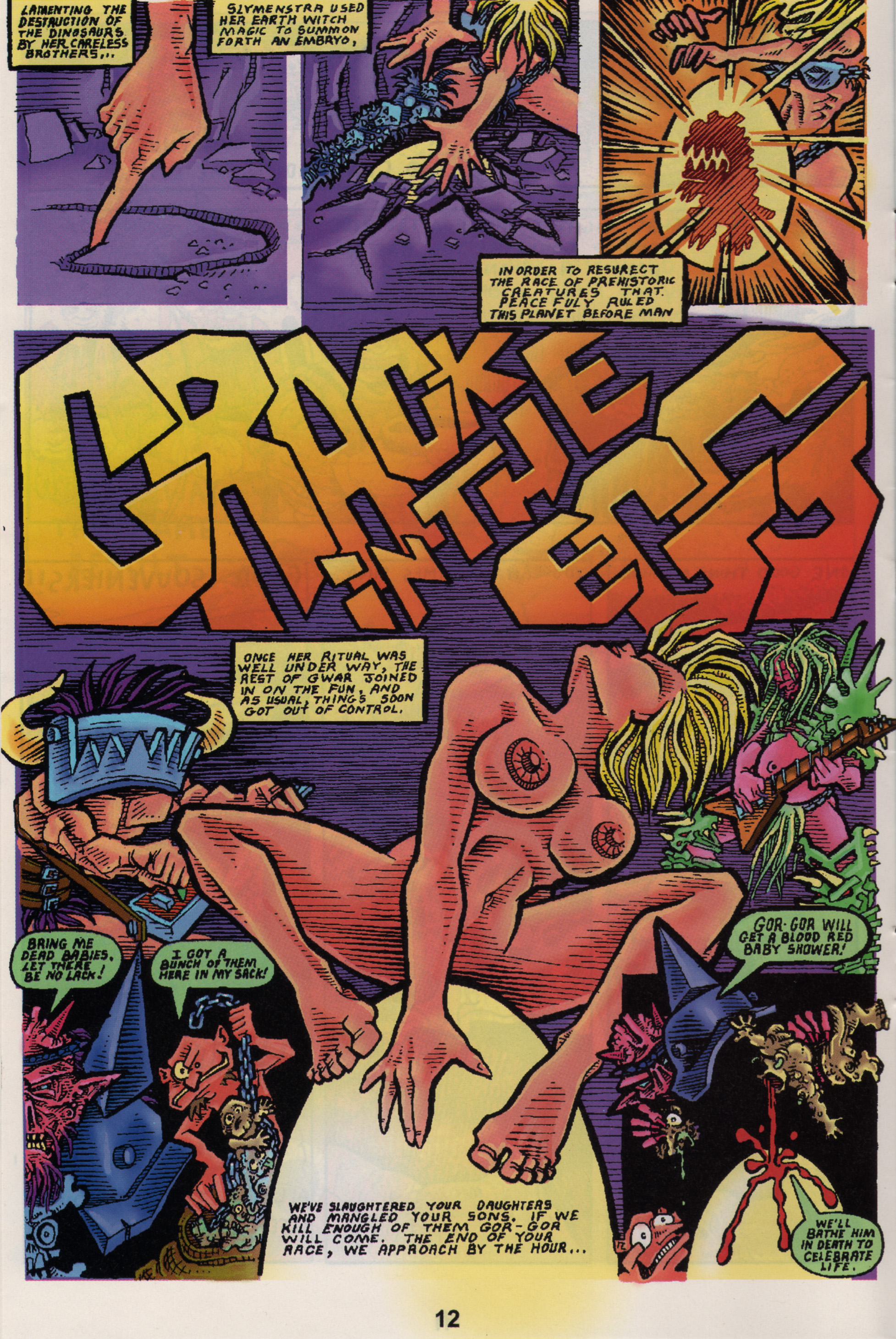 Read online Slavepit Funnies Featuring Gwar comic -  Issue #3 - 14