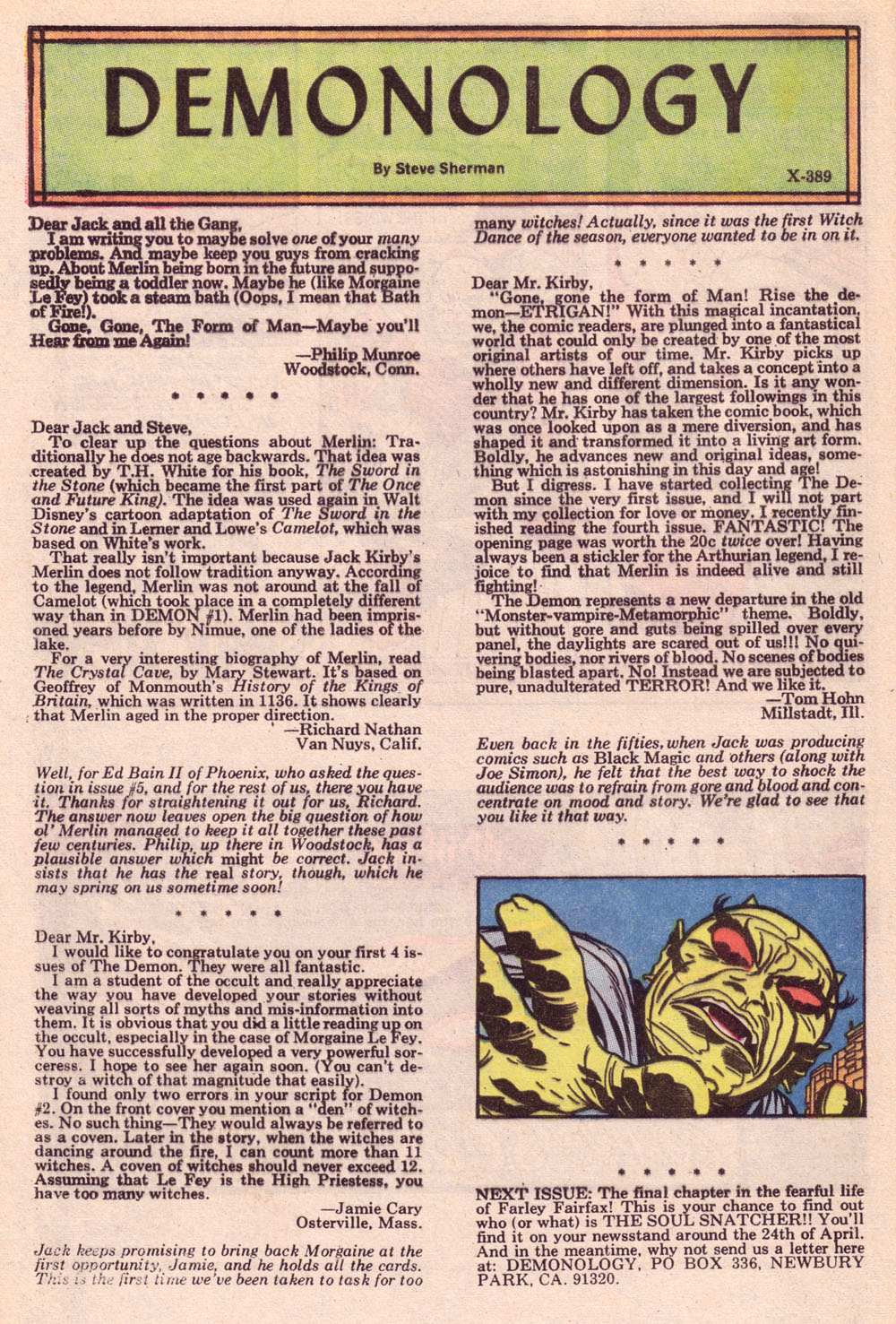 Read online The Demon (1972) comic -  Issue #9 - 25