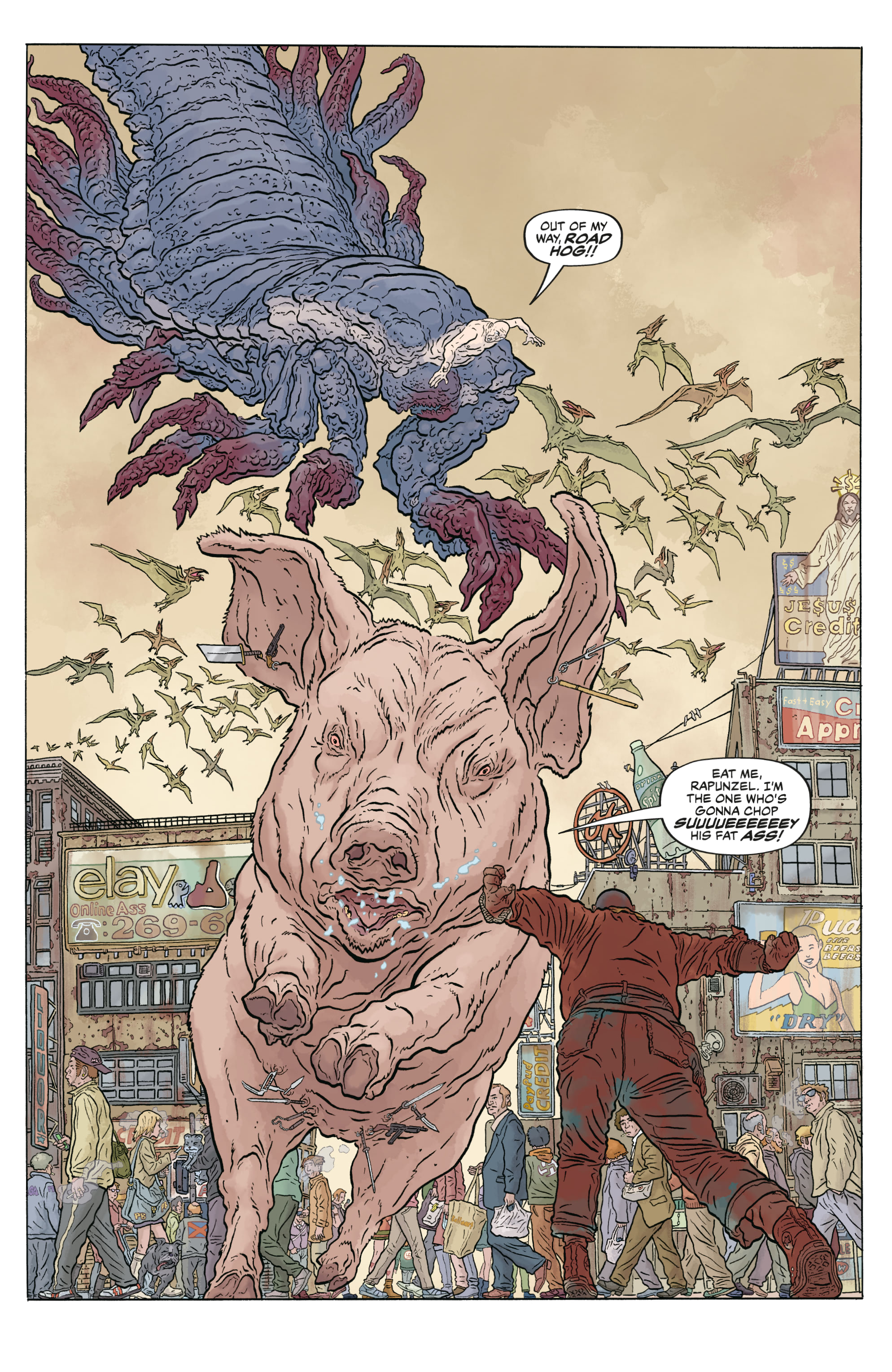 Read online Shaolin Cowboy: Cruel to Be Kin comic -  Issue #7 - 2