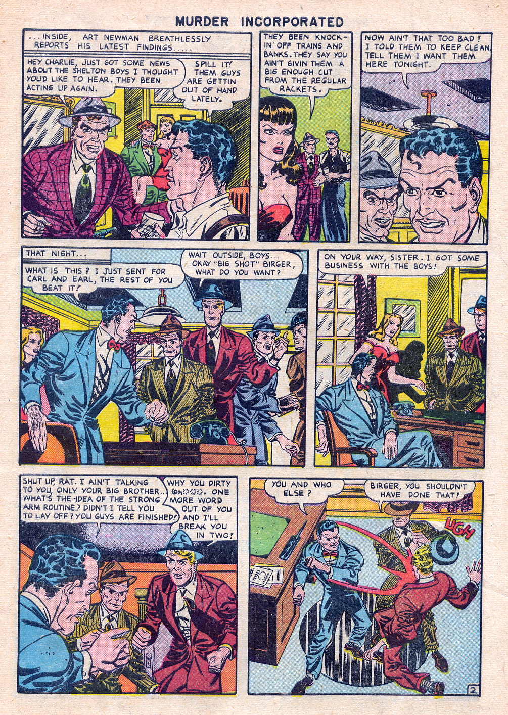 Read online Murder Incorporated (1948) comic -  Issue #1 - 3