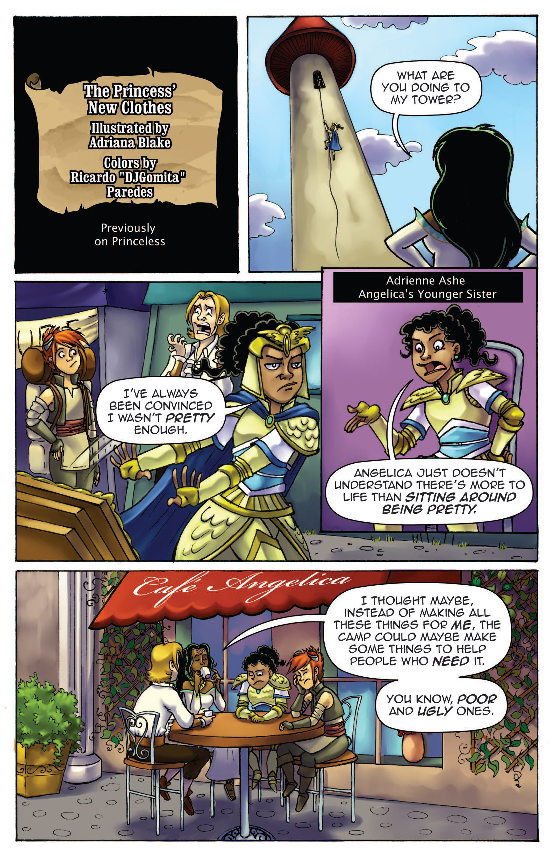 Read online Princeless Vol 2 comic -  Issue # _Special - The Princess' New Clothes - 2