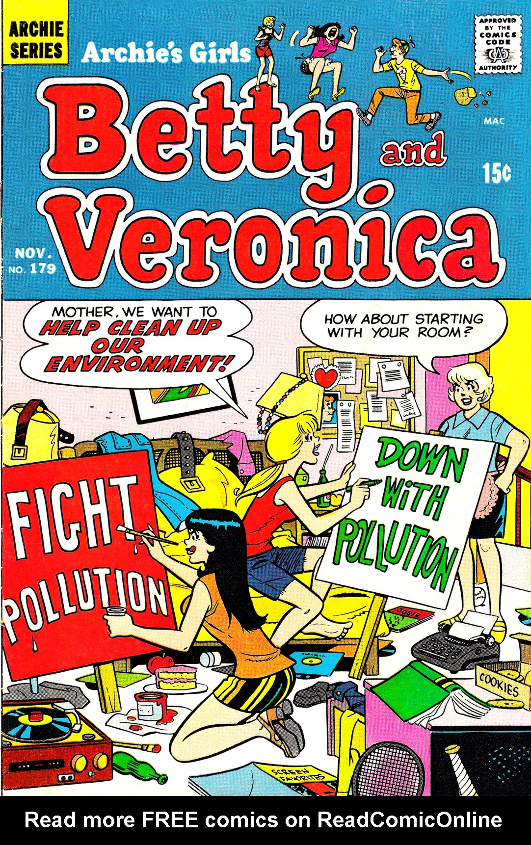 Read online Archie's Girls Betty and Veronica comic -  Issue #179 - 1