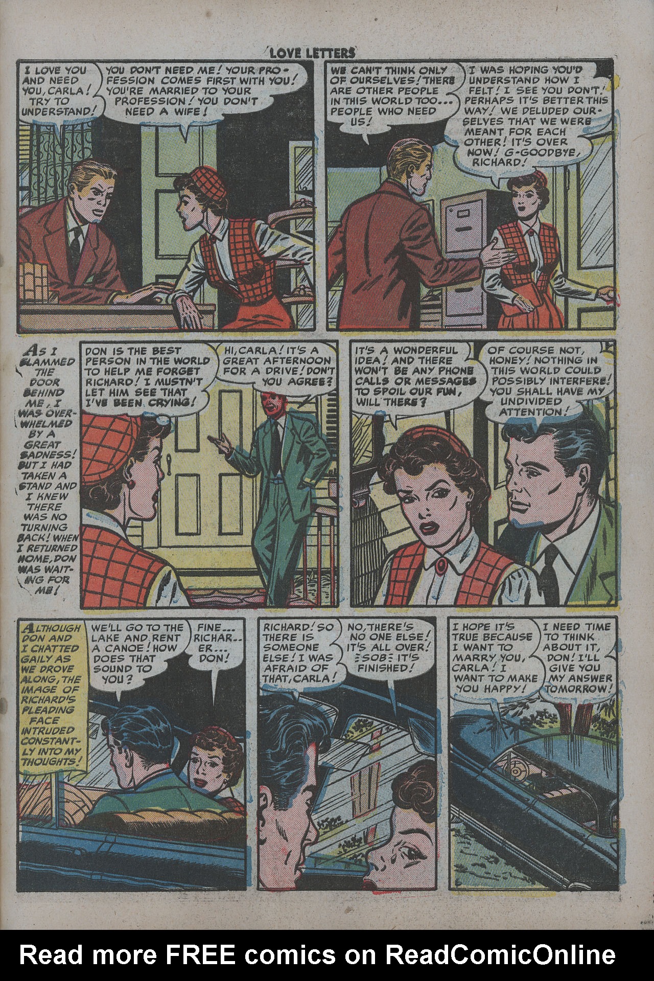 Read online Love Letters comic -  Issue #23 - 23