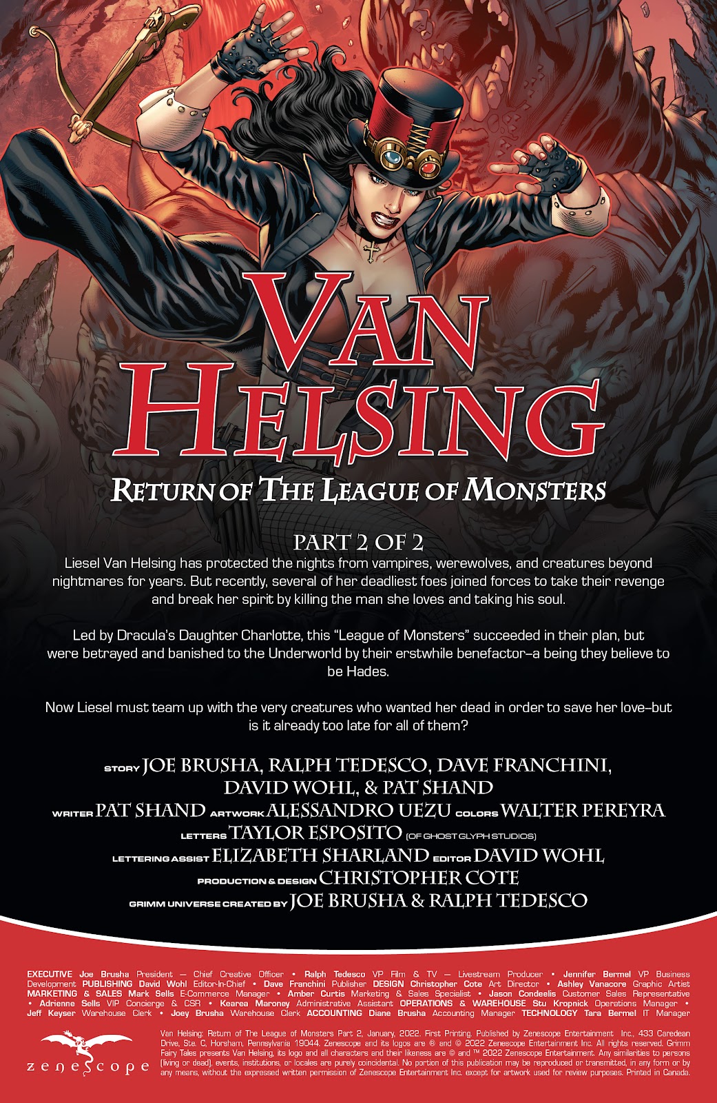 Van Helsing: Return of the League of Monsters issue 2 - Page 2