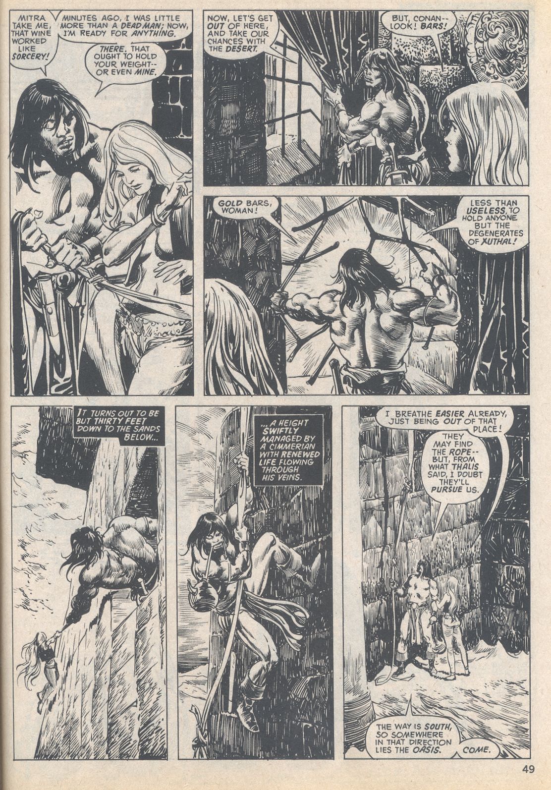 Read online The Savage Sword Of Conan comic -  Issue #20 - 49