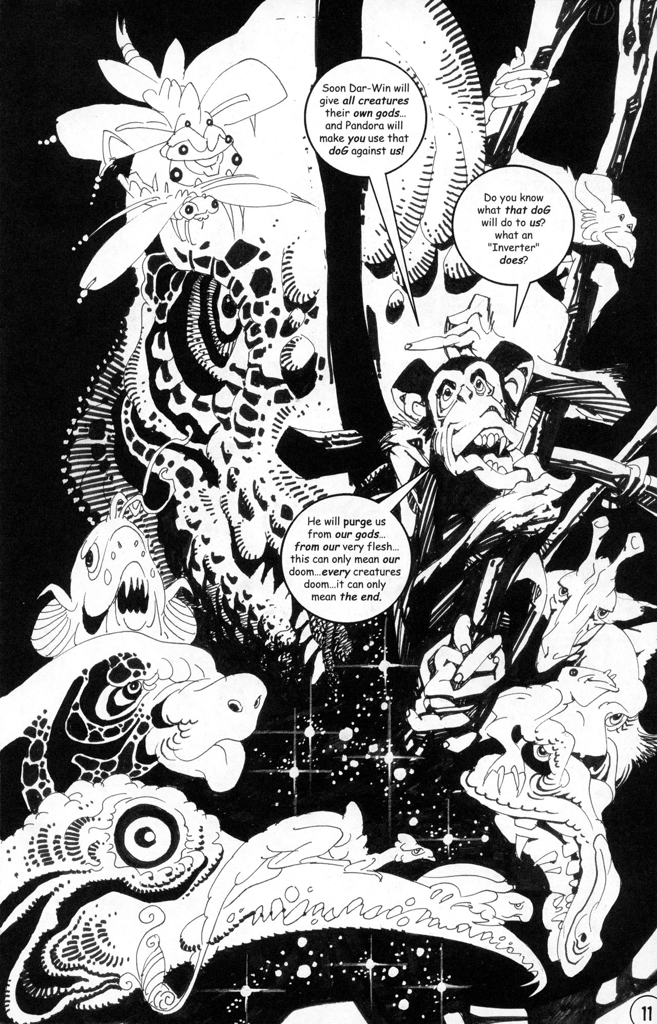 Read online God the Dyslexic Dog comic -  Issue #4 - 12