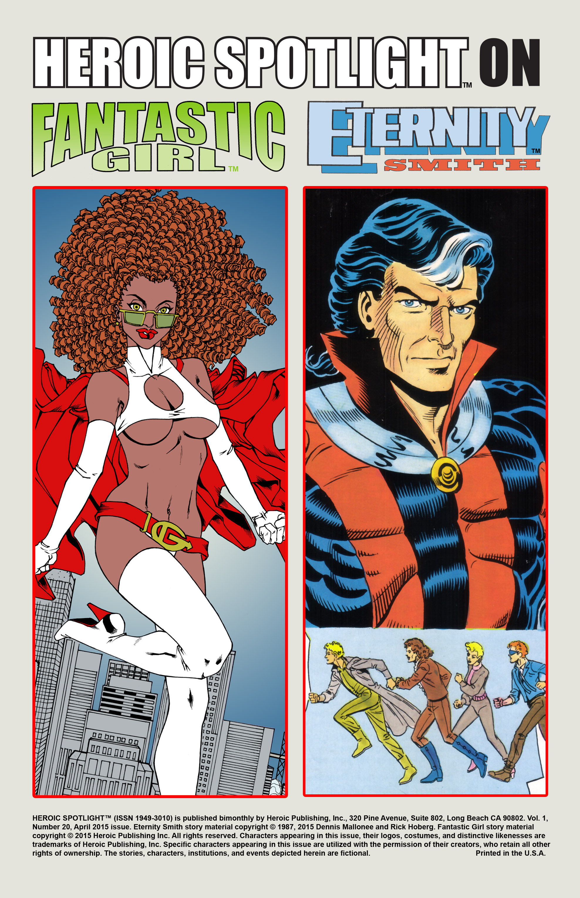 Read online Heroic Spotlight comic -  Issue #20 - 2