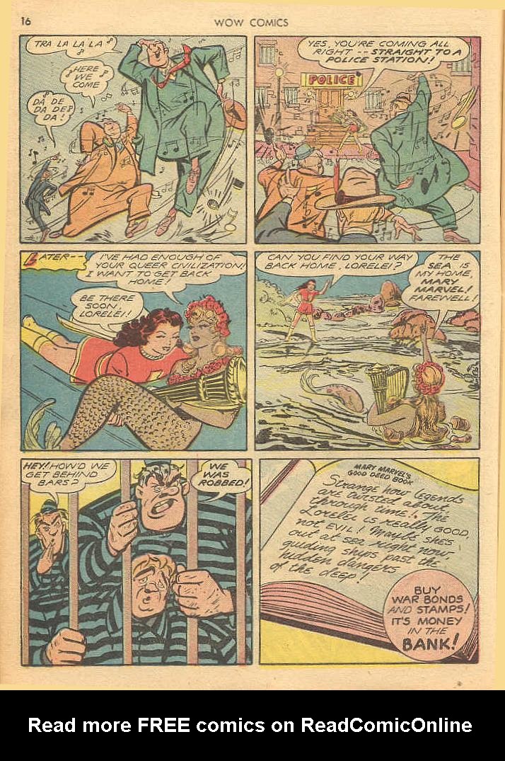 Read online Wow Comics comic -  Issue #15 - 16