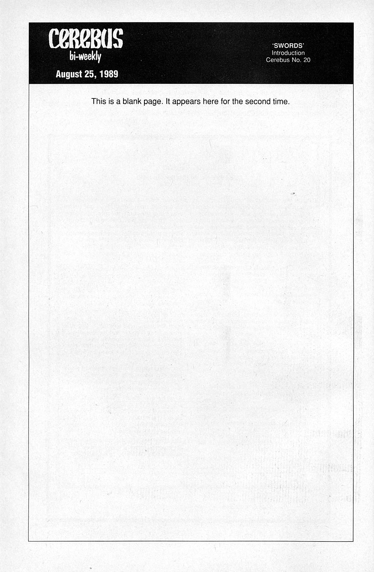 Read online Cerebus comic -  Issue #20 - 4