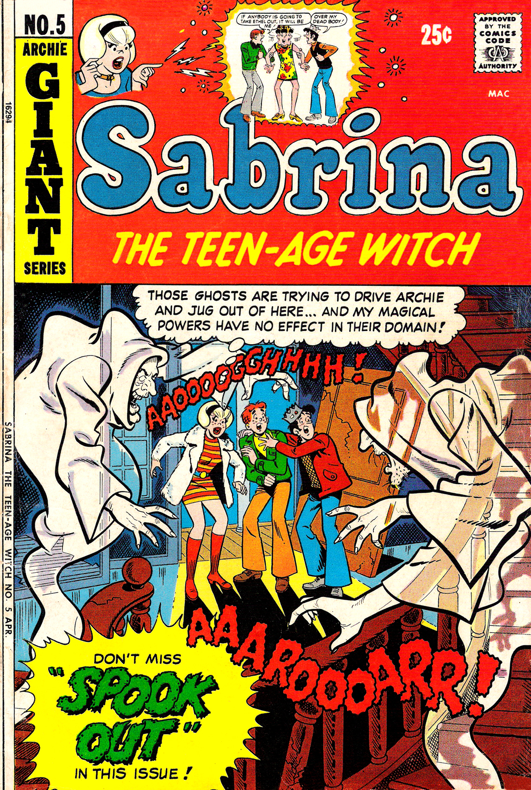 Read online Sabrina The Teenage Witch (1971) comic -  Issue #5 - 1