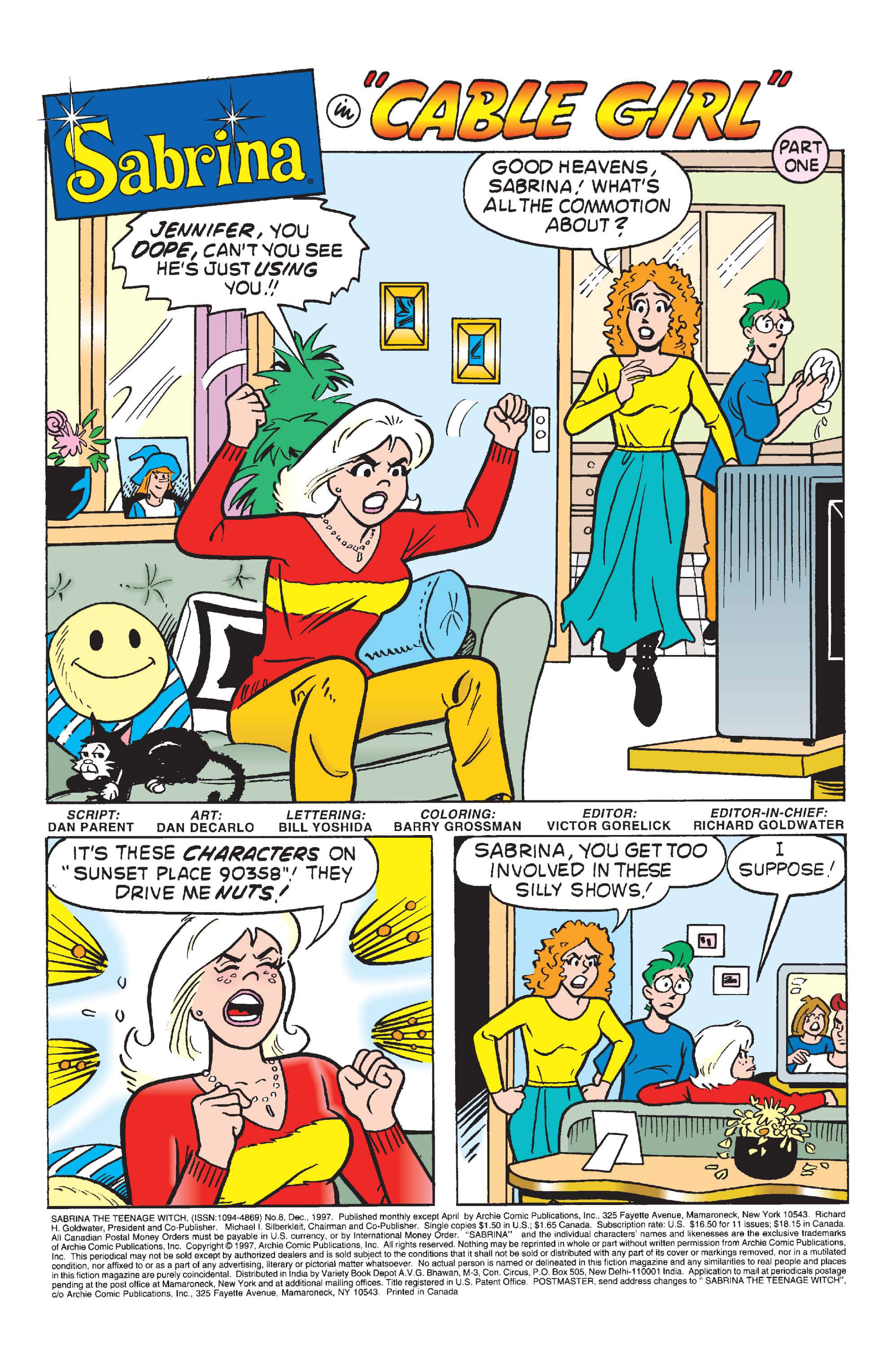 Read online Sabrina the Teenage Witch (1997) comic -  Issue #8 - 2