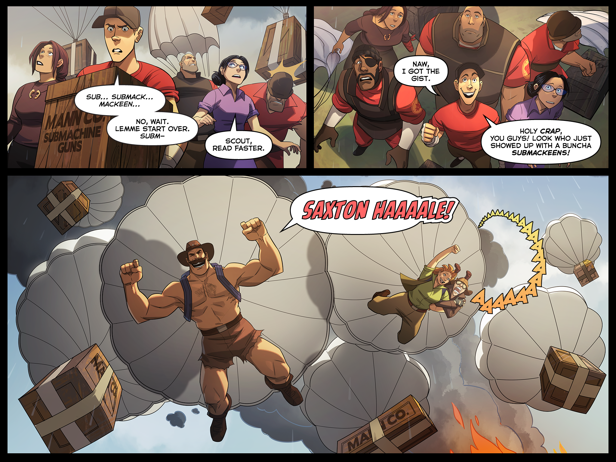 Read online Team Fortress 2 comic -  Issue #6 - 51