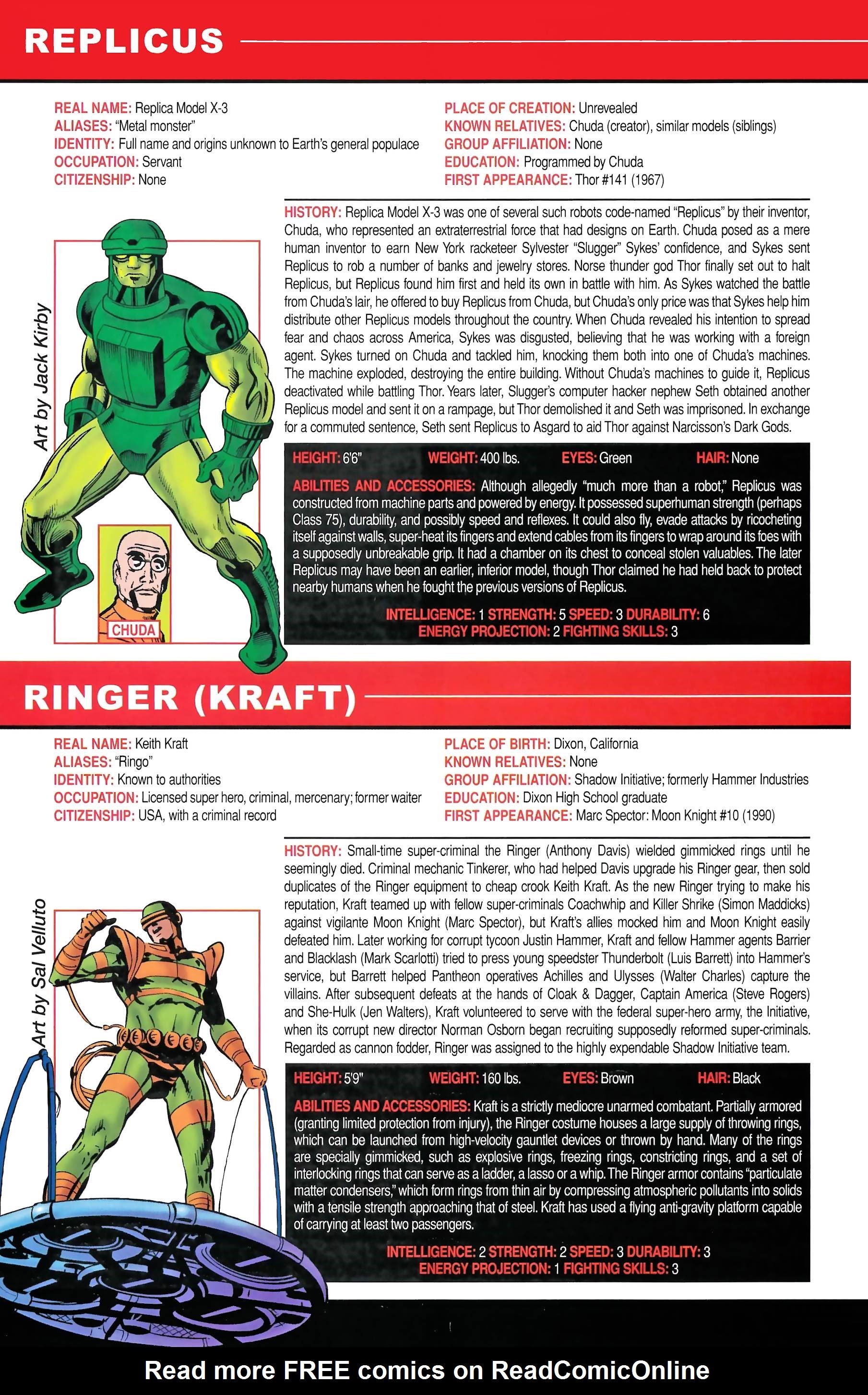 Read online Official Handbook of the Marvel Universe A to Z comic -  Issue # TPB 9 (Part 2) - 126
