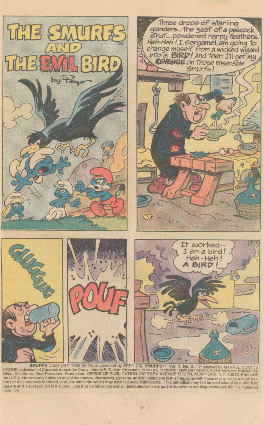 Read online Smurfs comic -  Issue #2 - 2
