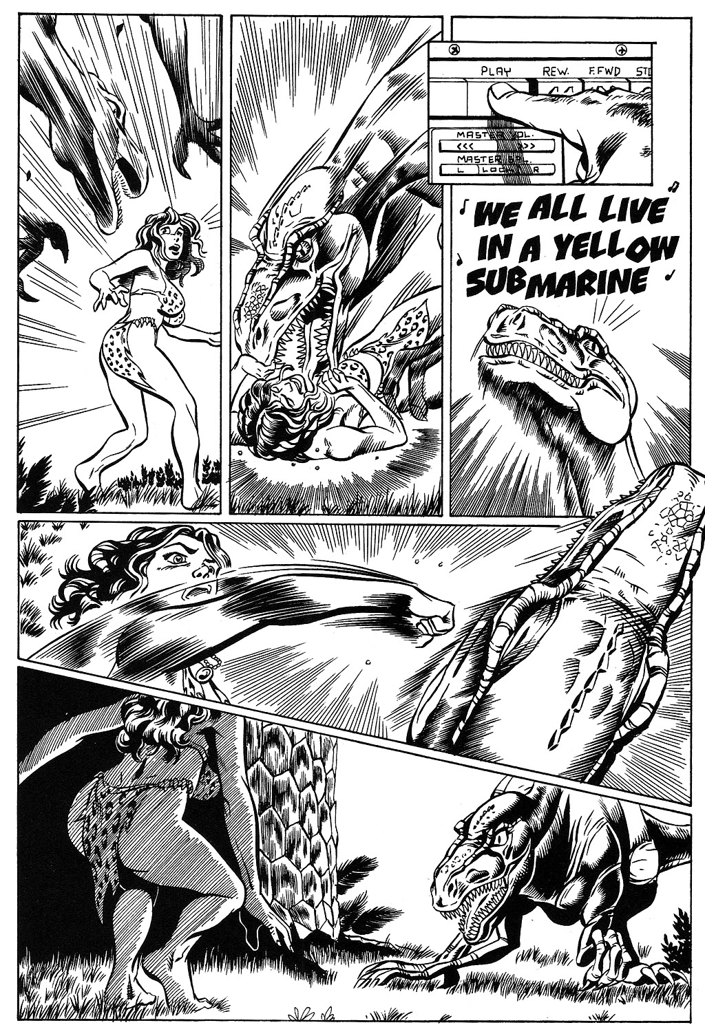 Read online Cavewoman: Missing Link comic -  Issue #2 - 24